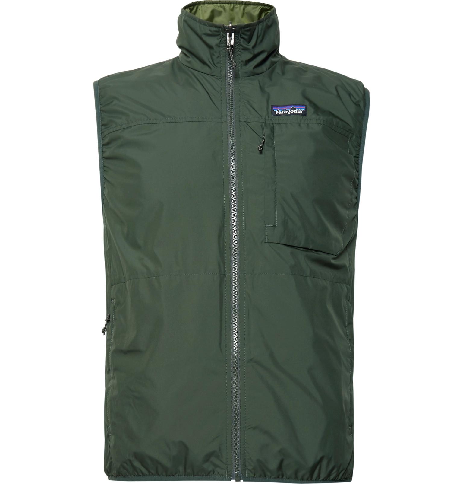 Patagonia Crankset Reversible Shell And Ripstop Vest in Green for