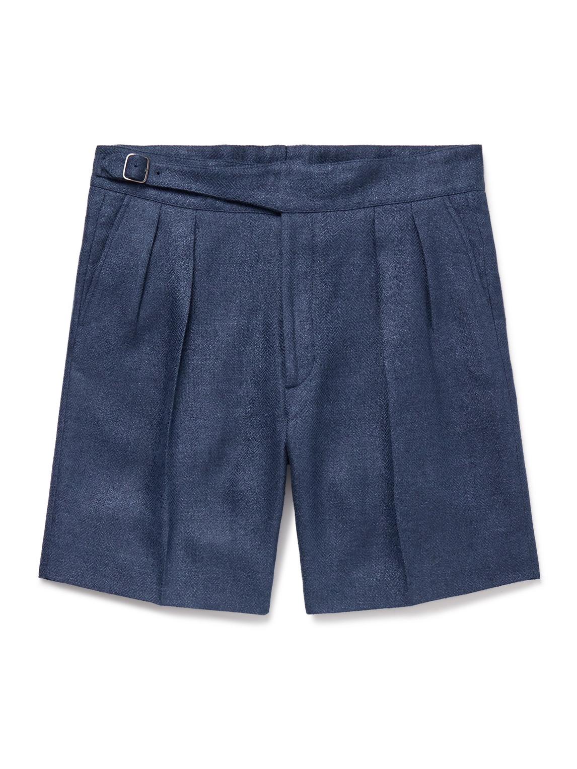 Polo Ralph Lauren Maritimes cotton-linen shorts - Blue