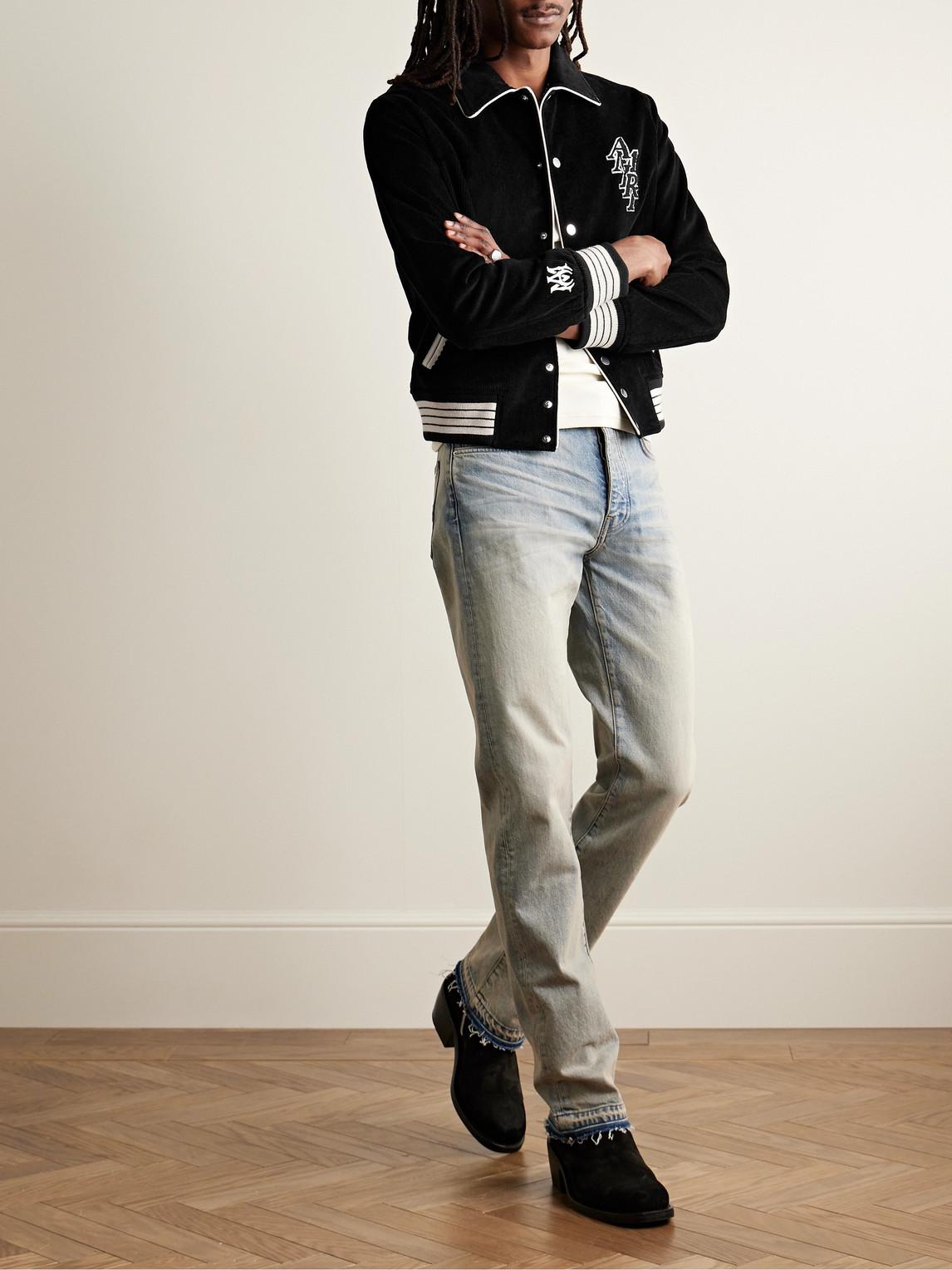 Amiri Corduroy Teddy Jacket in Black for Men | Lyst UK