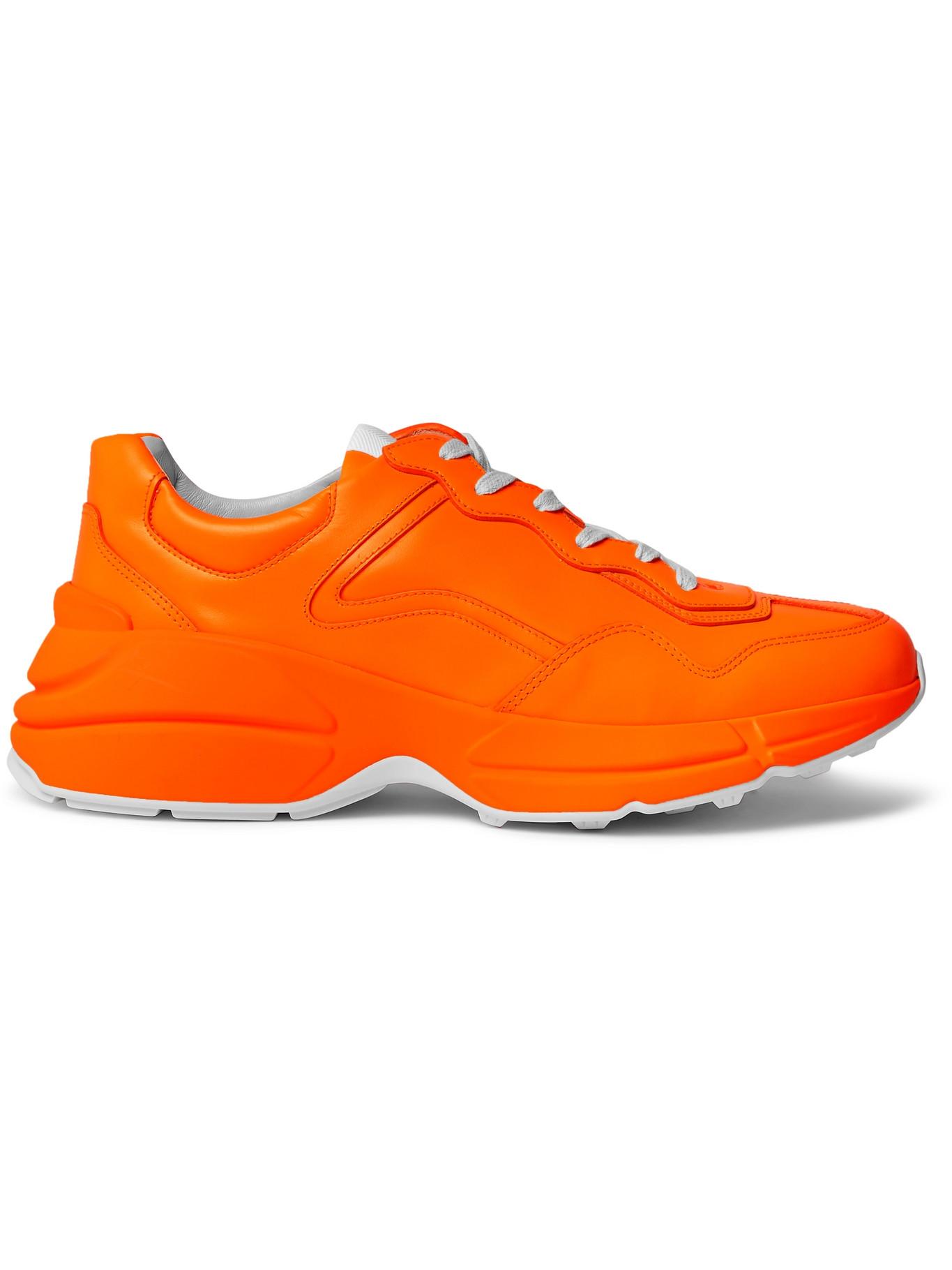 orange gucci sneakers
