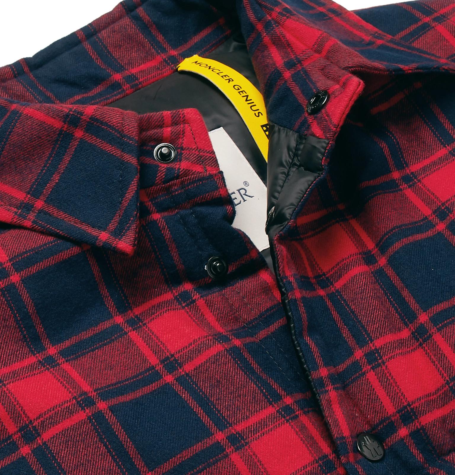 moncler fragment flannel