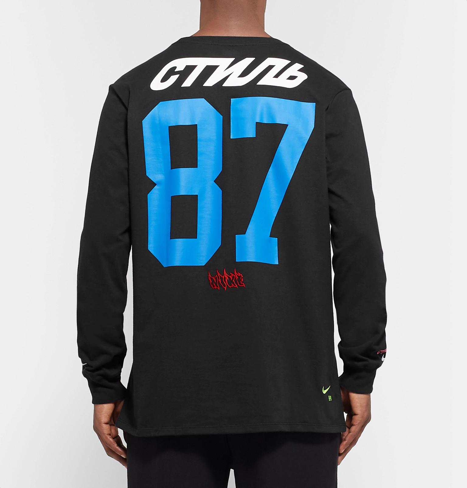 Nike×Heron Preston ゲームシャツ ヘロンプレストンナイキHERON PRESTON ゲームシャツ