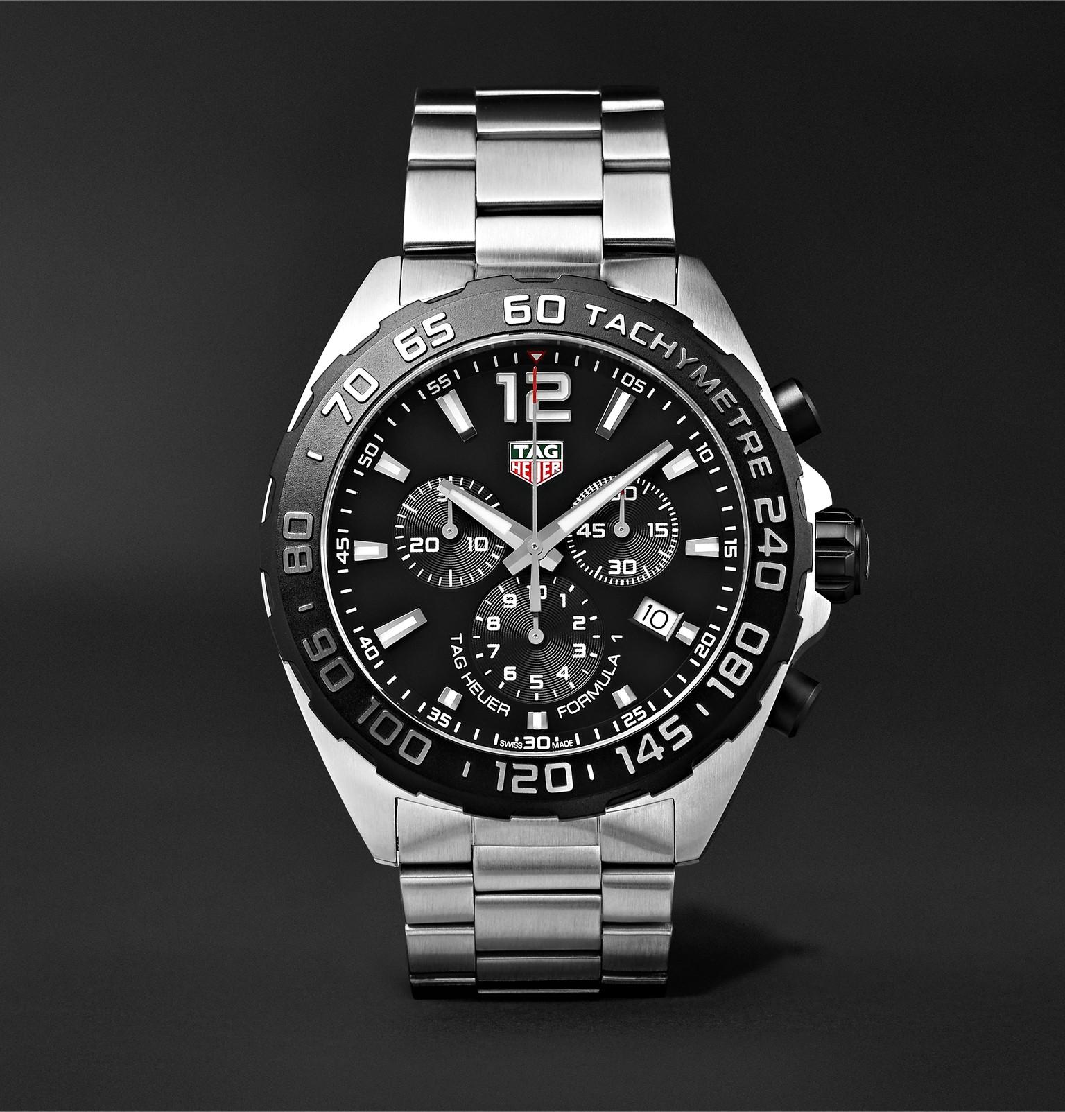 Tag Heuer Formula 1 Chronograph Quartz 43mm Stainless Steel Watch, Ref. No. Caz1014.ba0842 in