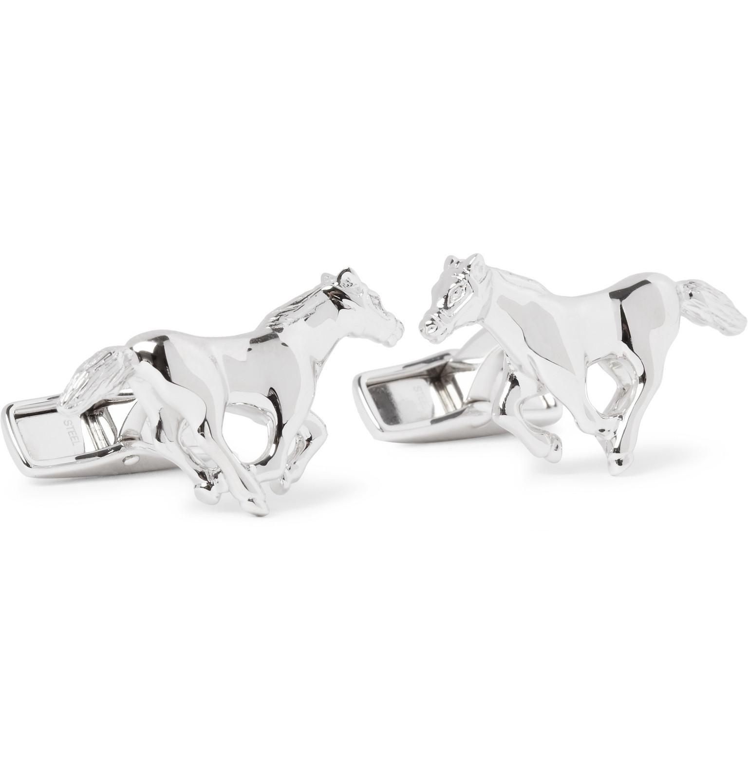 ZAUNICK Wild Horses Cufflinks Sterling Silver Handcrafted