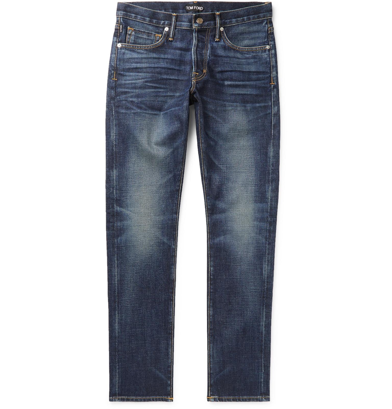 Tom Ford Slim-fit Denim Jeans in Blue for Men - Lyst