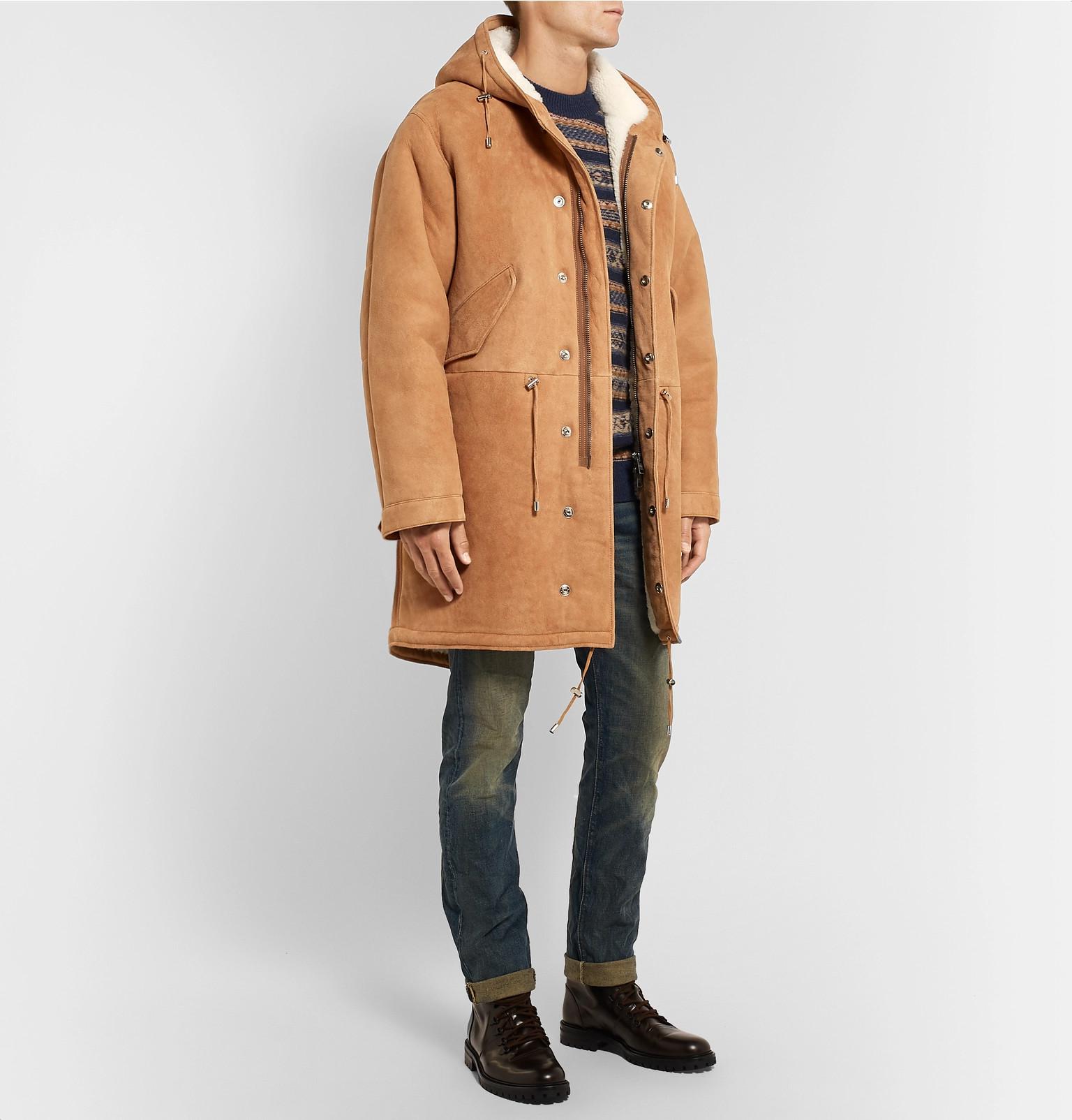 Men Multicolor Parka For Lyst Fullscreen View amp; Curwen Kent Shearling xEawHqEY