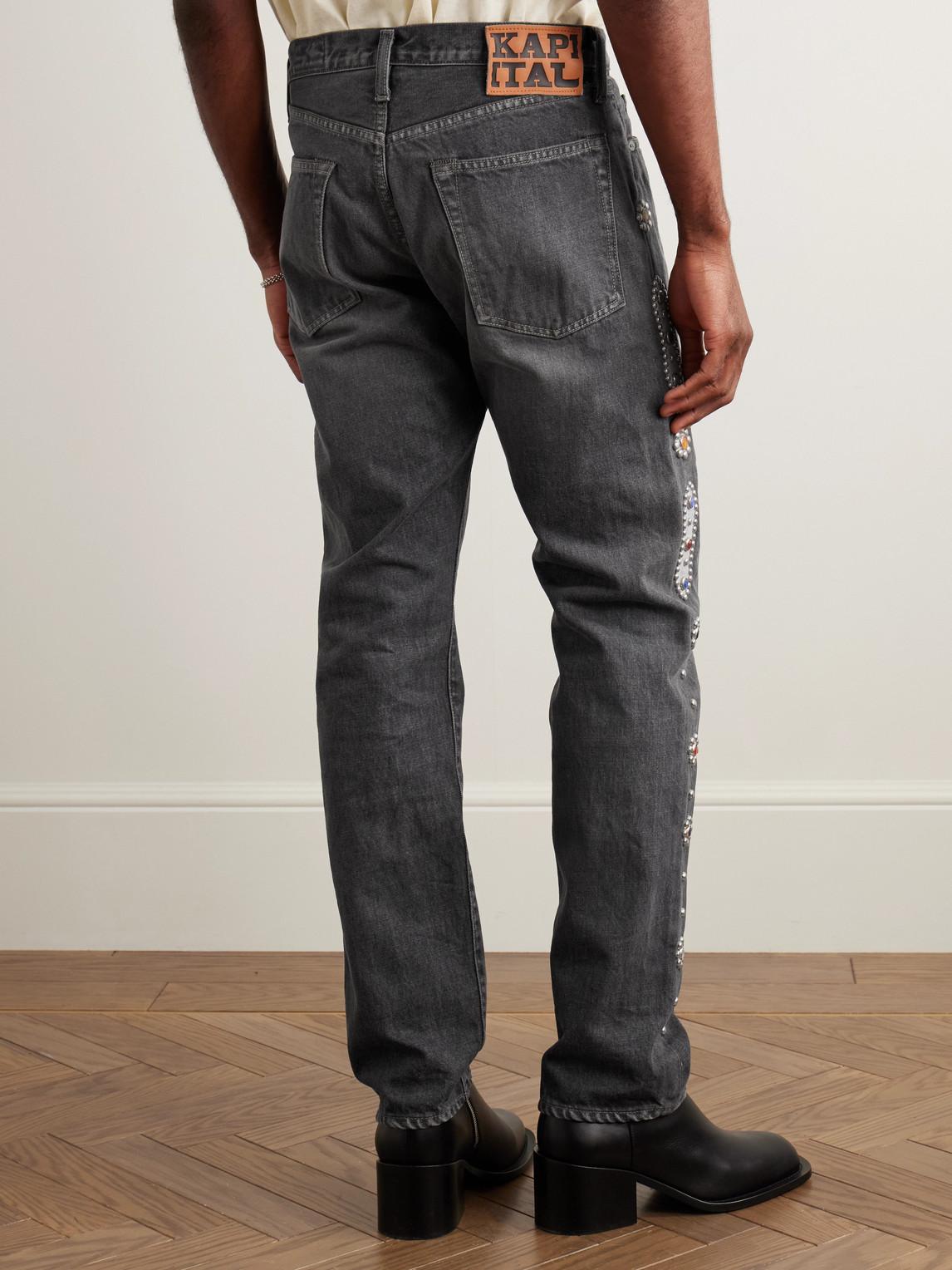 Kapital Monkey Cisco Straight Leg great Embellished