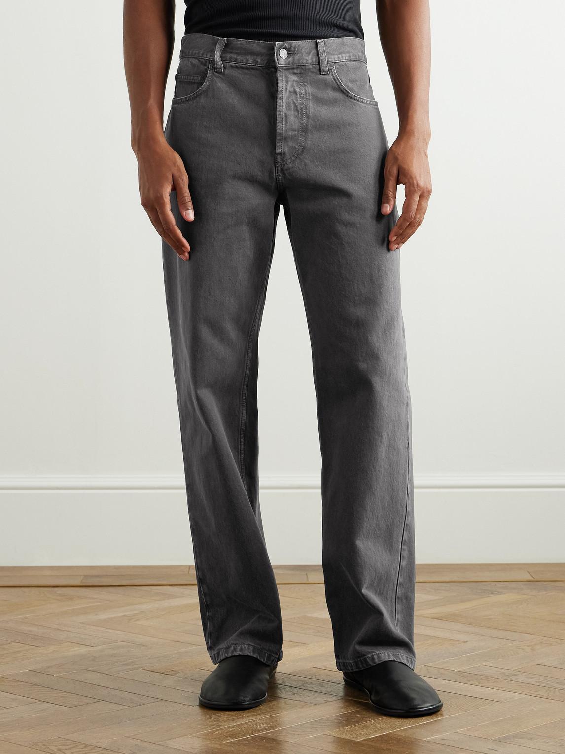 The Row Ross Straight-Leg Jeans in Grey for Men | Lyst UK