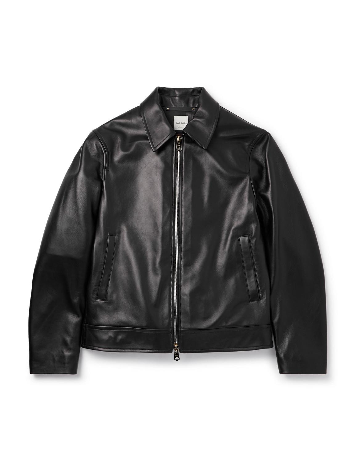 paul-smith-Black-Leather-