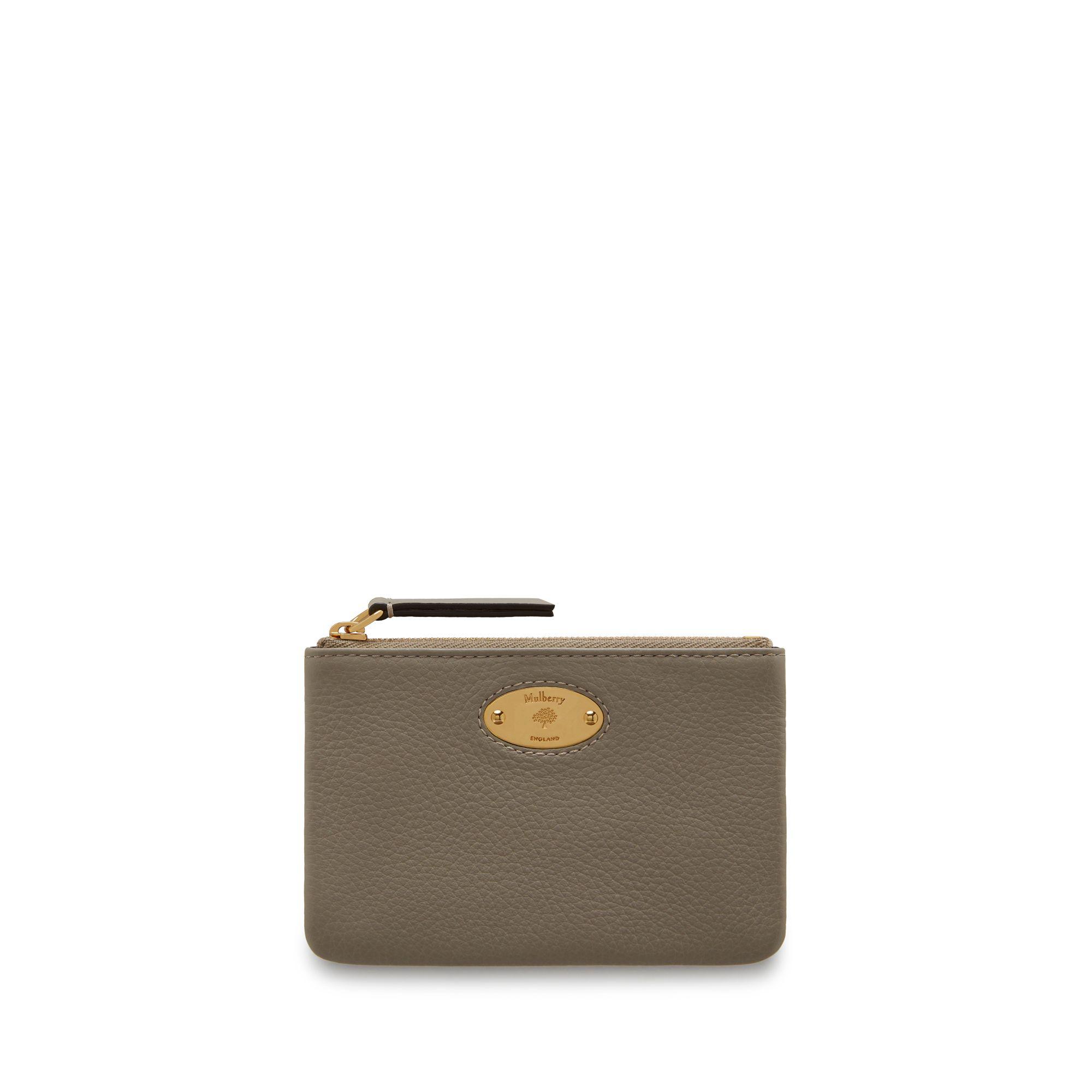 grey mulberry purse