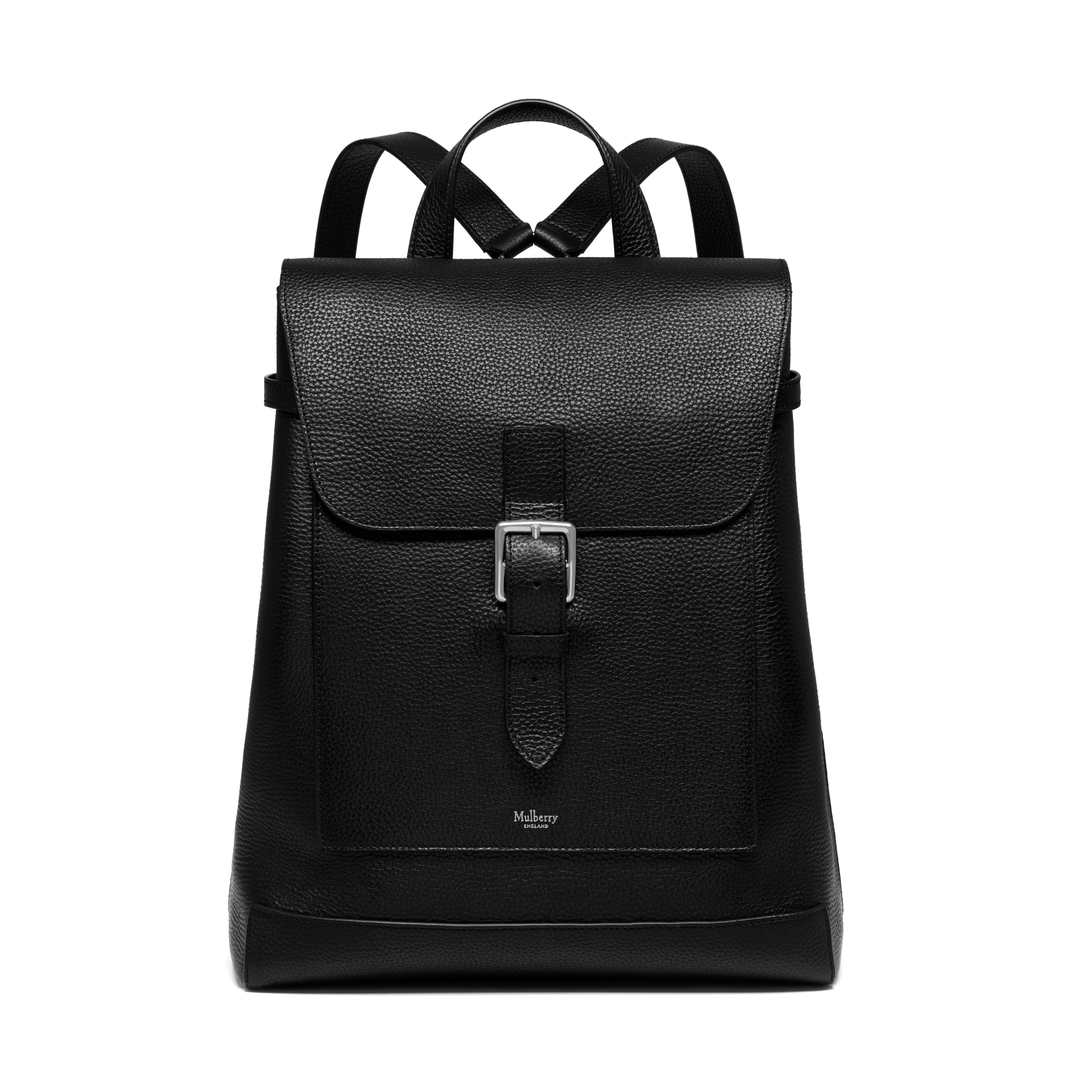 Mulberry Chiltern Backpack In Black Natural Grain Leather for Men - Lyst