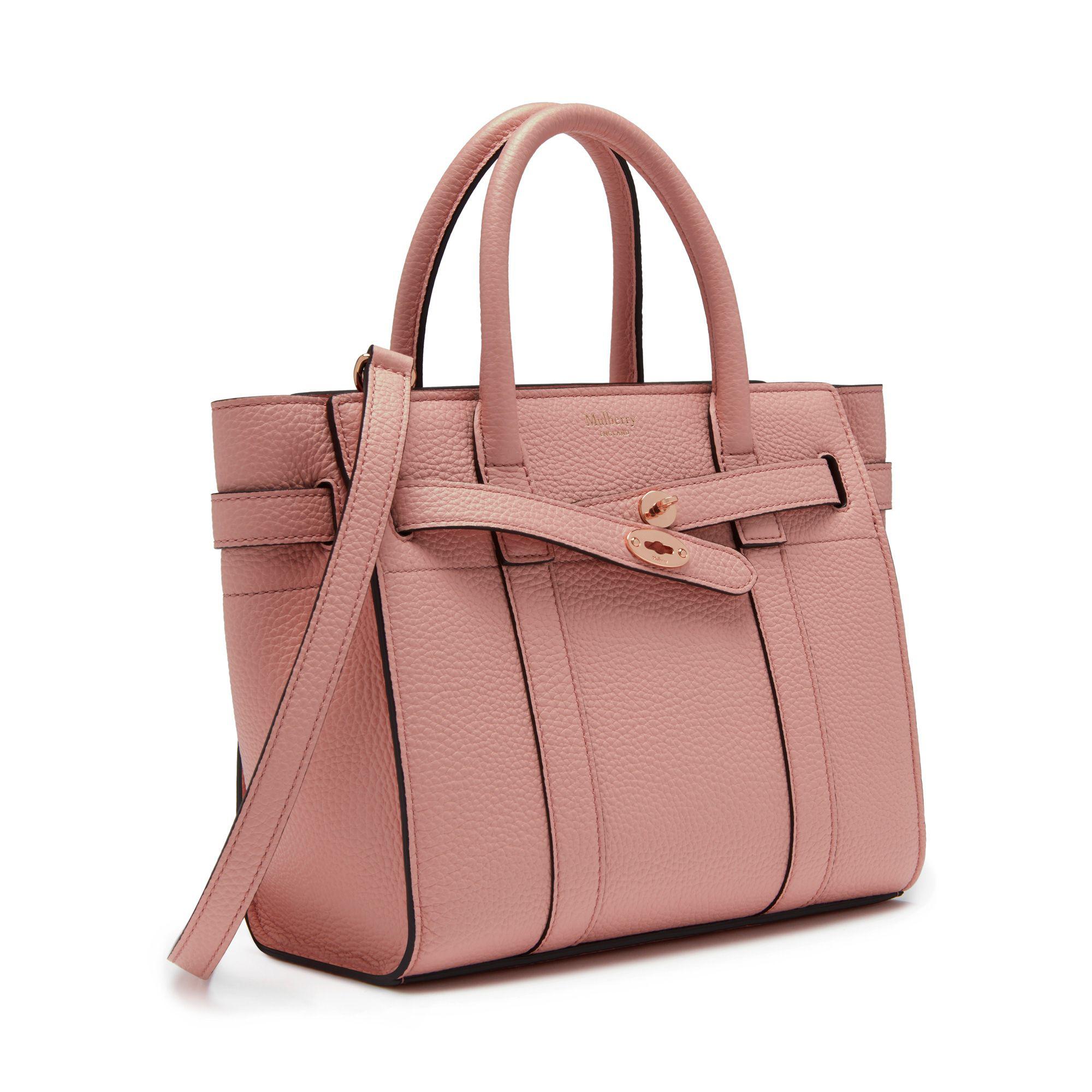Bayswater Mini Zipped Bayswater Pink Peony Mulberry Bag Mini Bayswater