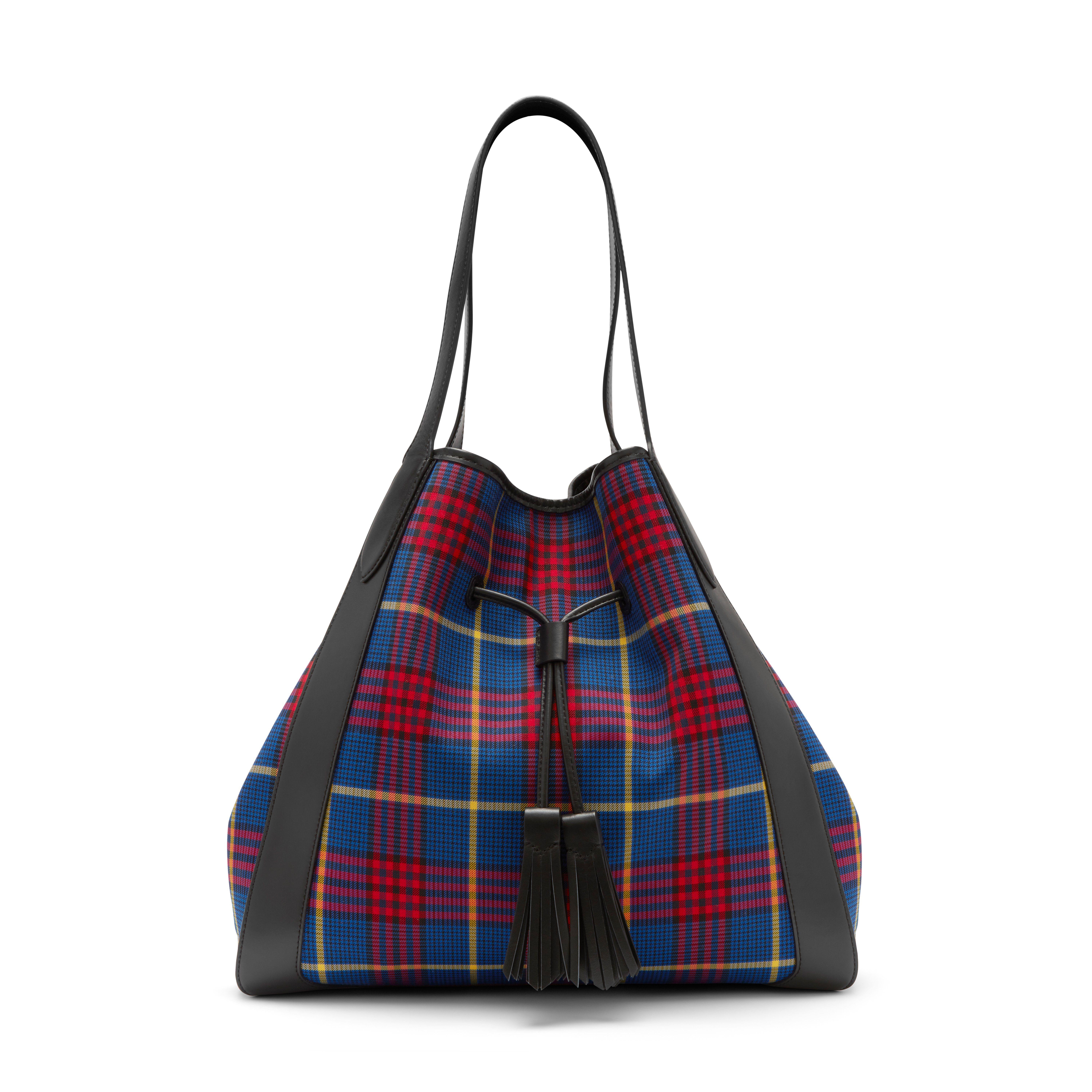 tartan tote