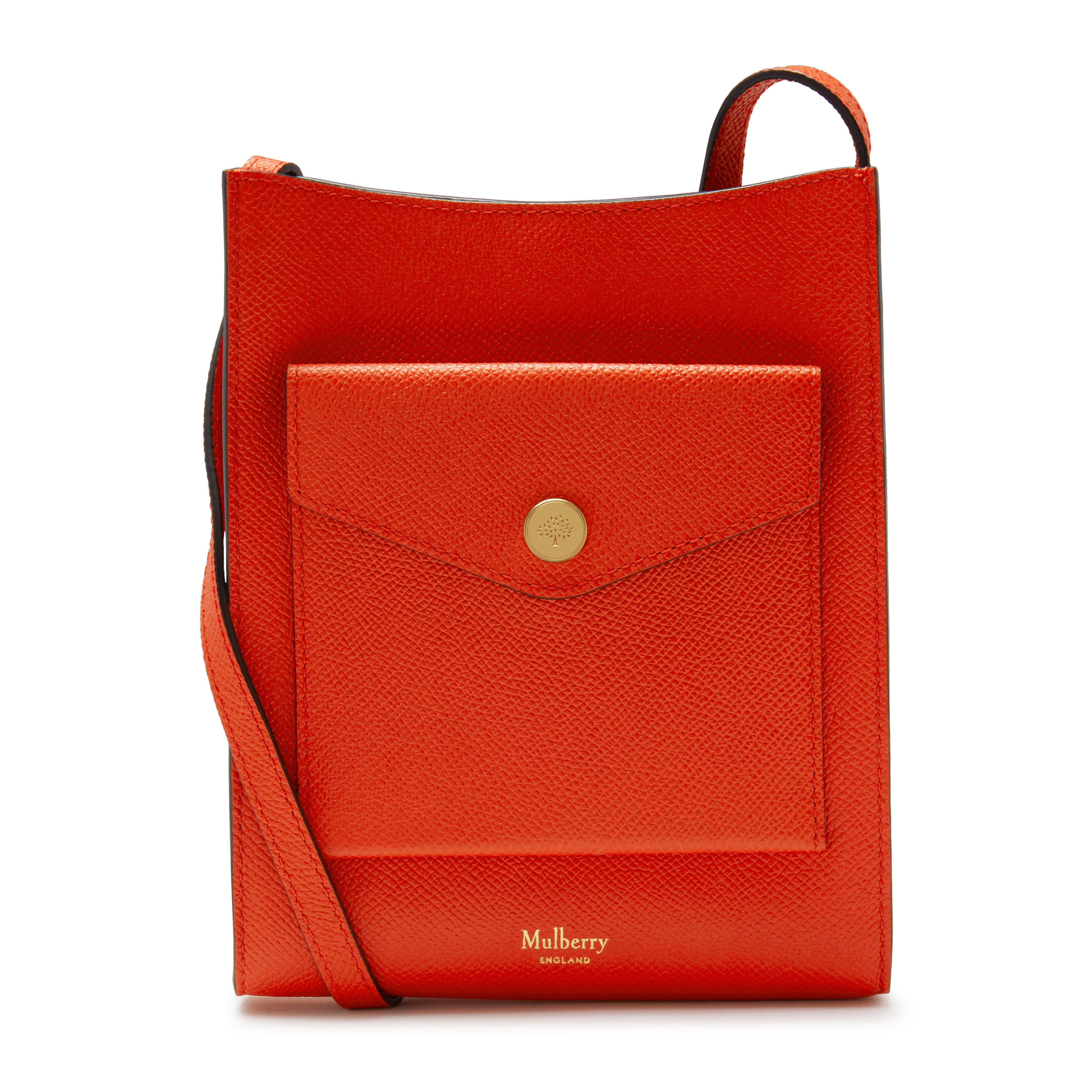 mulberry plaque phone pouch