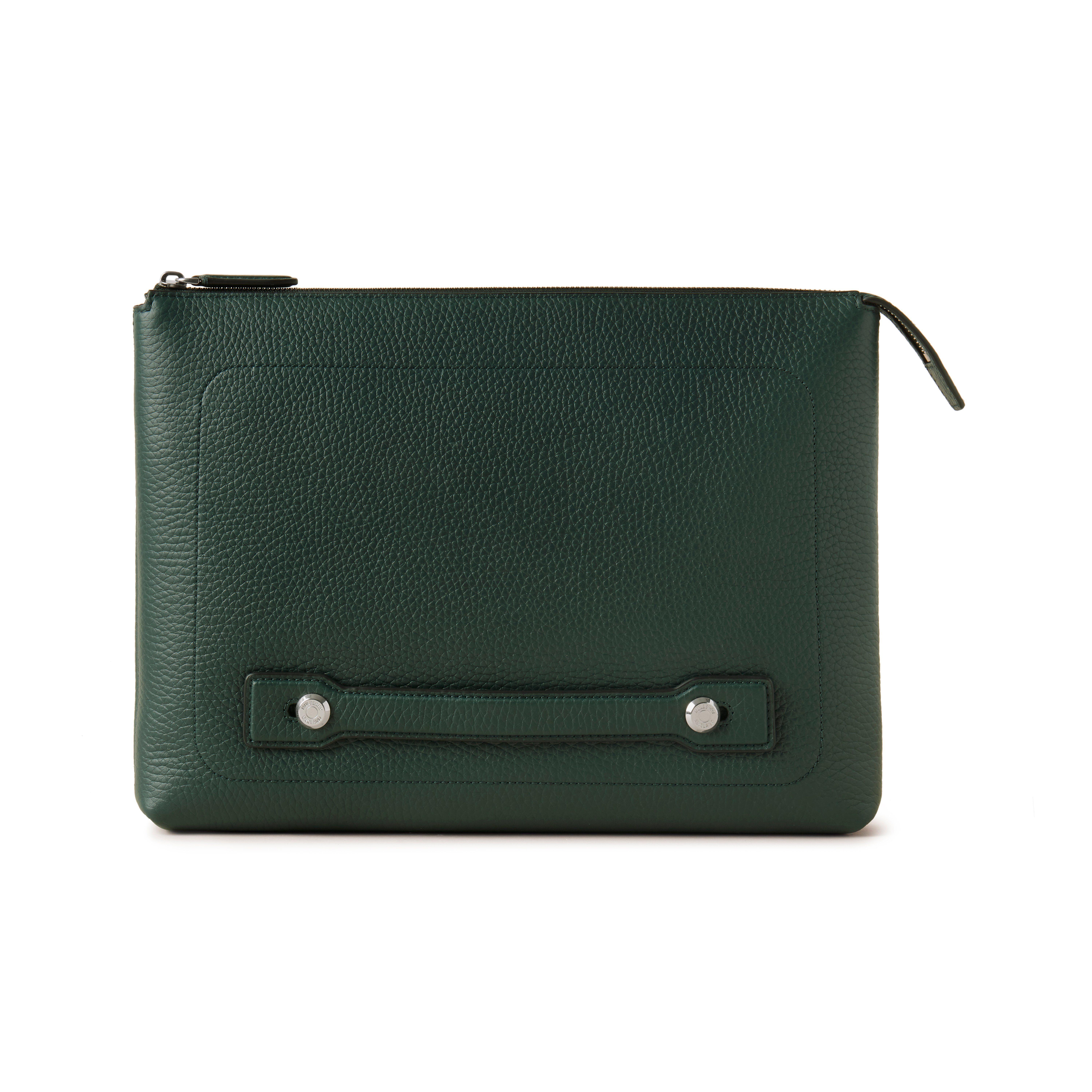 Mulberry City Grained Laptop Case in Green | Lyst