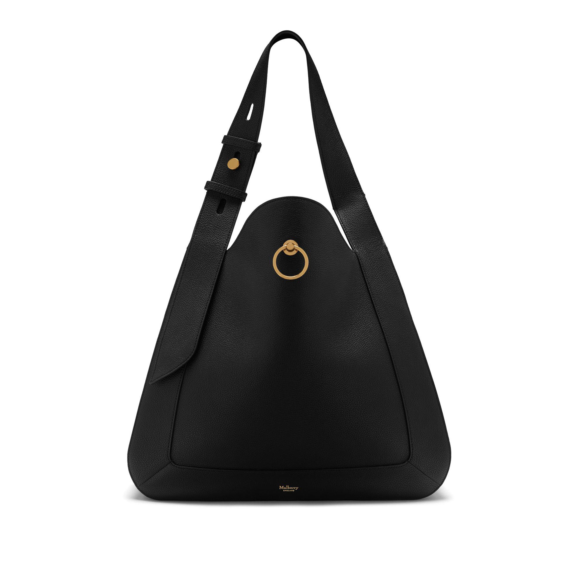 mulberry hobo bag black