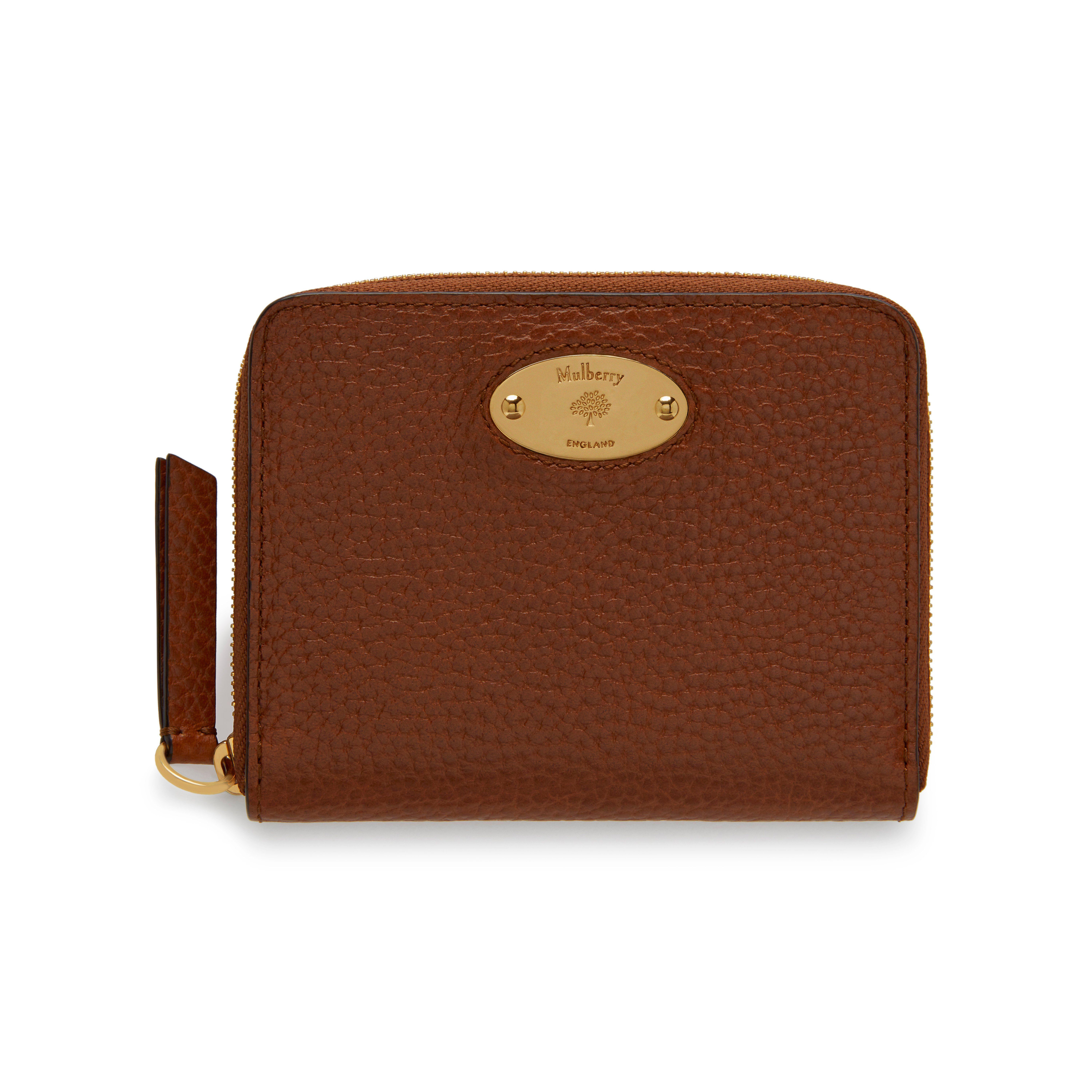Mulberry Plaque Small Zip Around Purse 2024 www.alhudapk