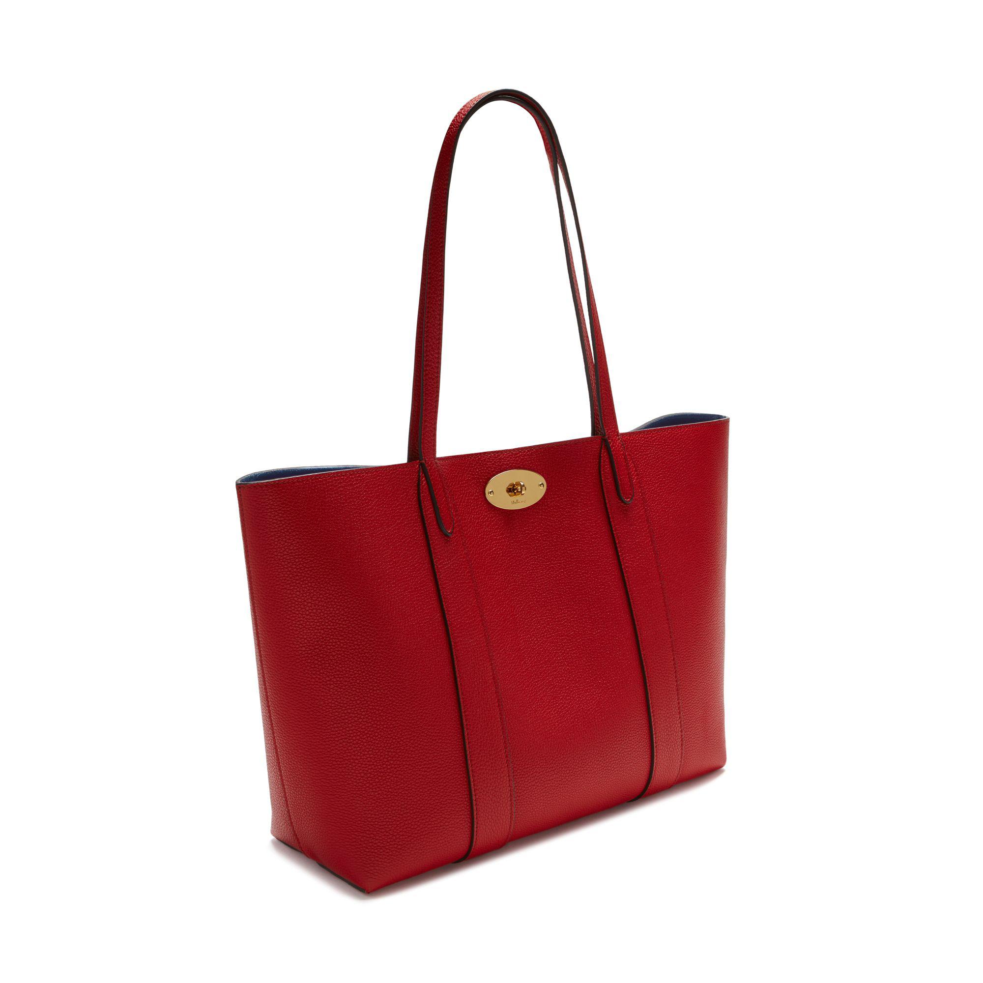 Mulberry Bayswater Tote in Red | Lyst