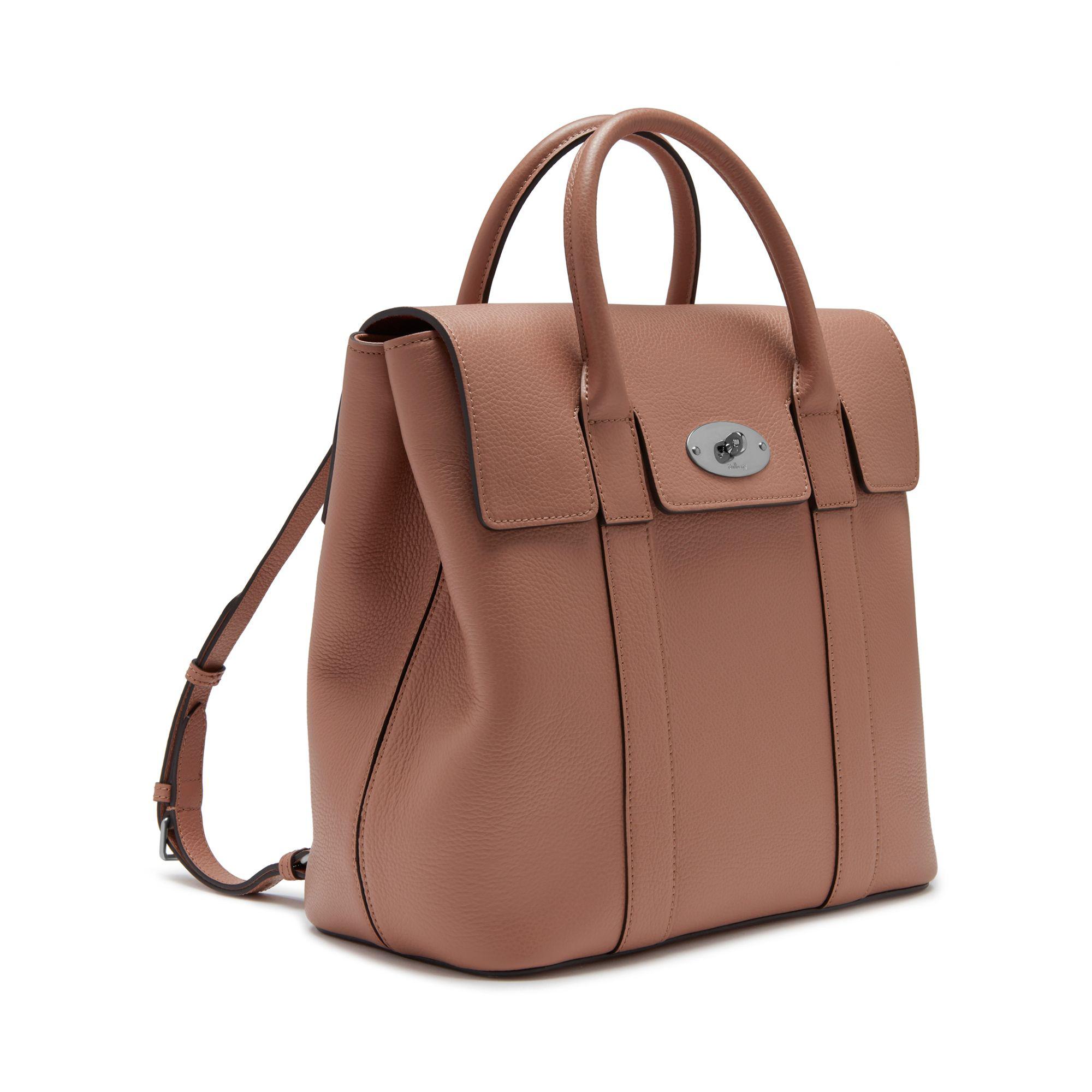 Mulberry Beige Leather Bayswater Backpack – Designer Exchange Ltd