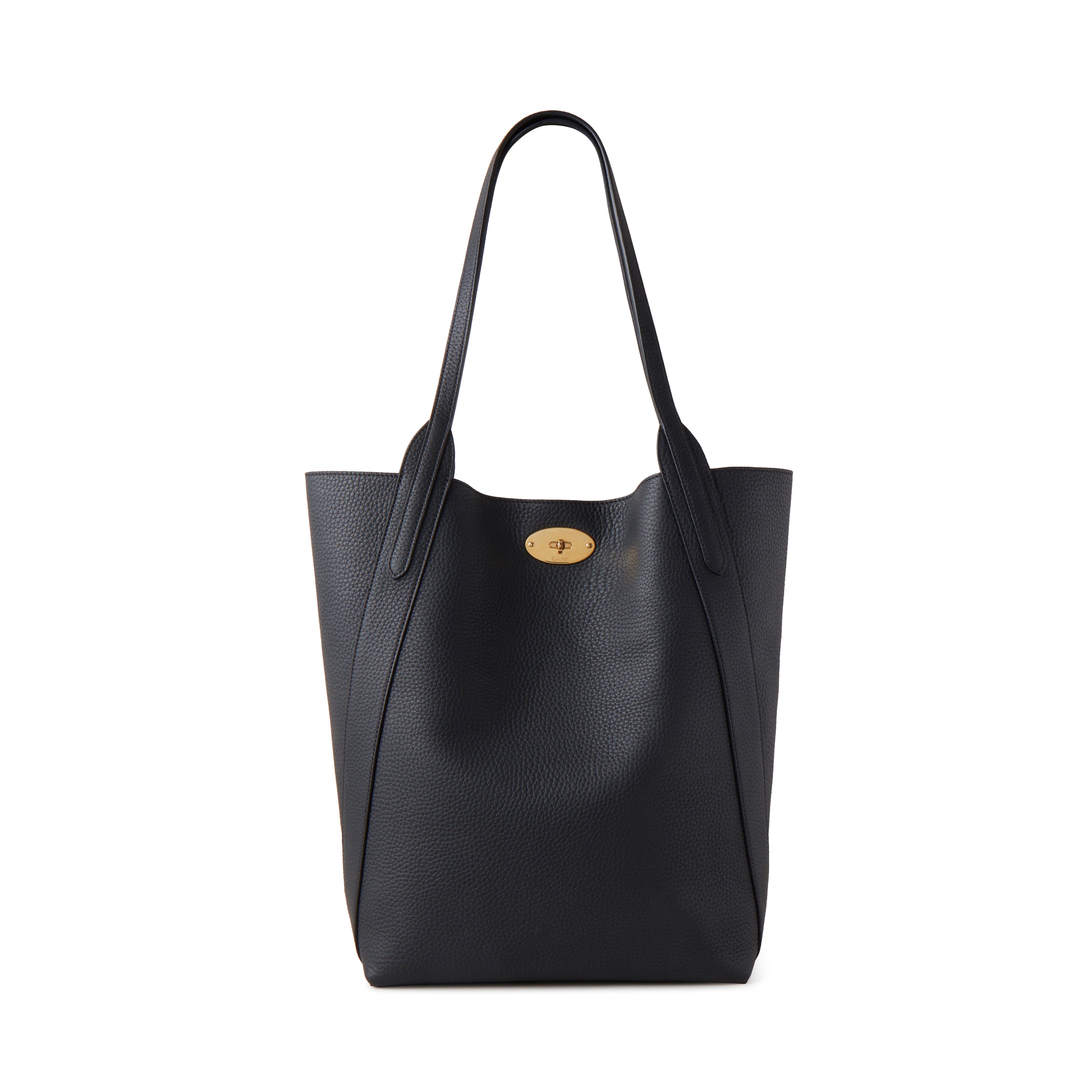 Mulberry North South Bayswater Tote in Black | Lyst