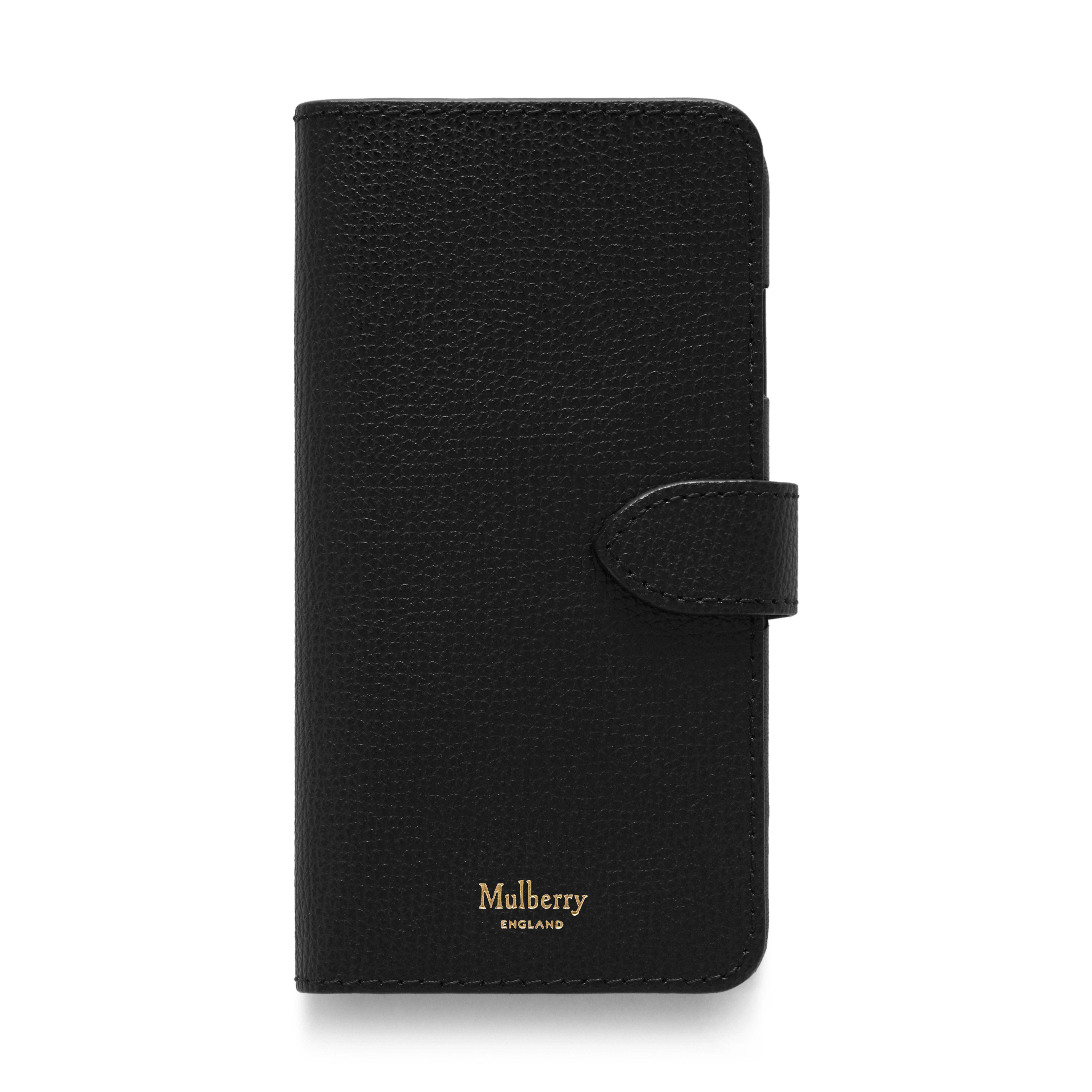 Mulberry Leather Iphone X Flip Case in Black | Lyst