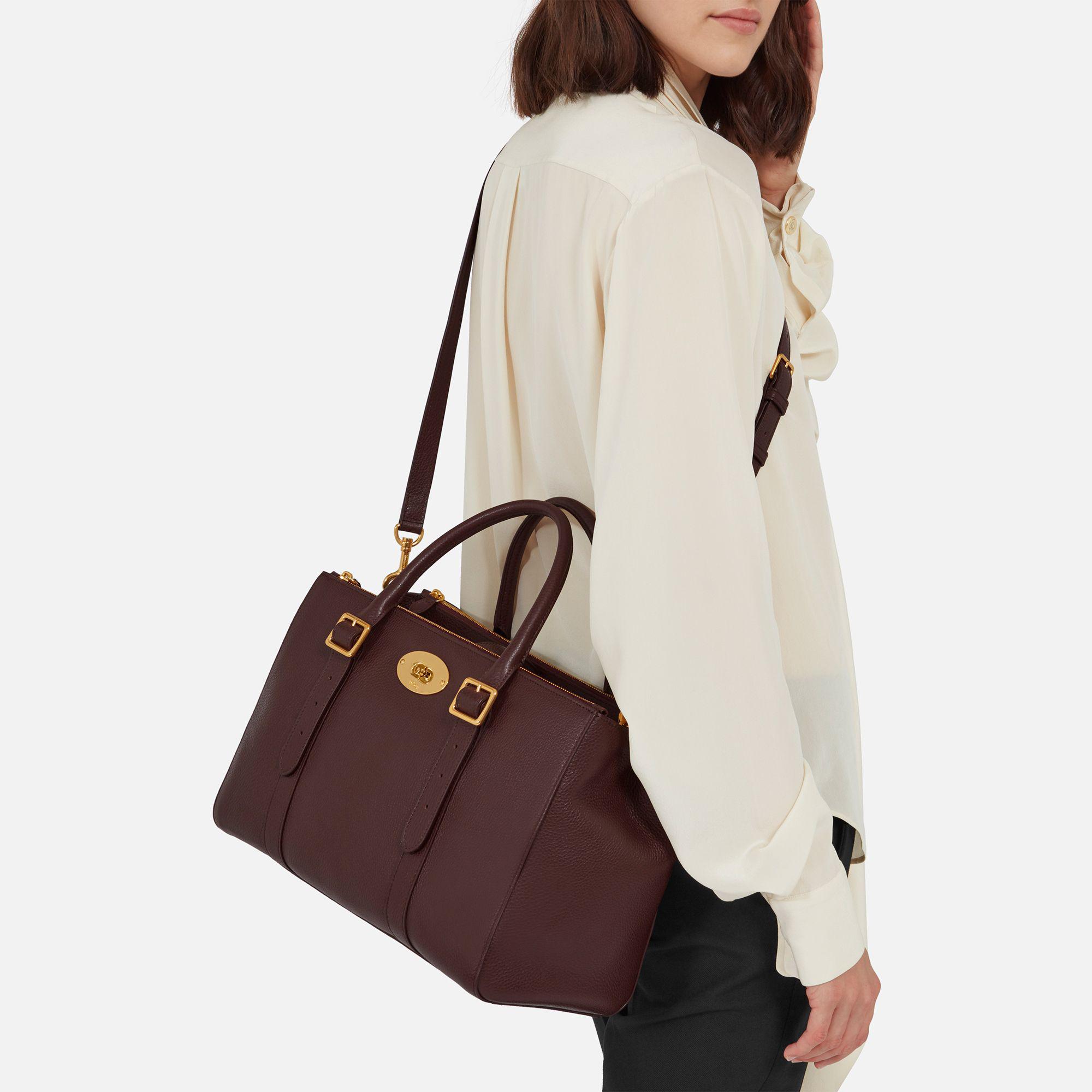 Mulberry Leather Bayswater Double Zip Tote - Lyst