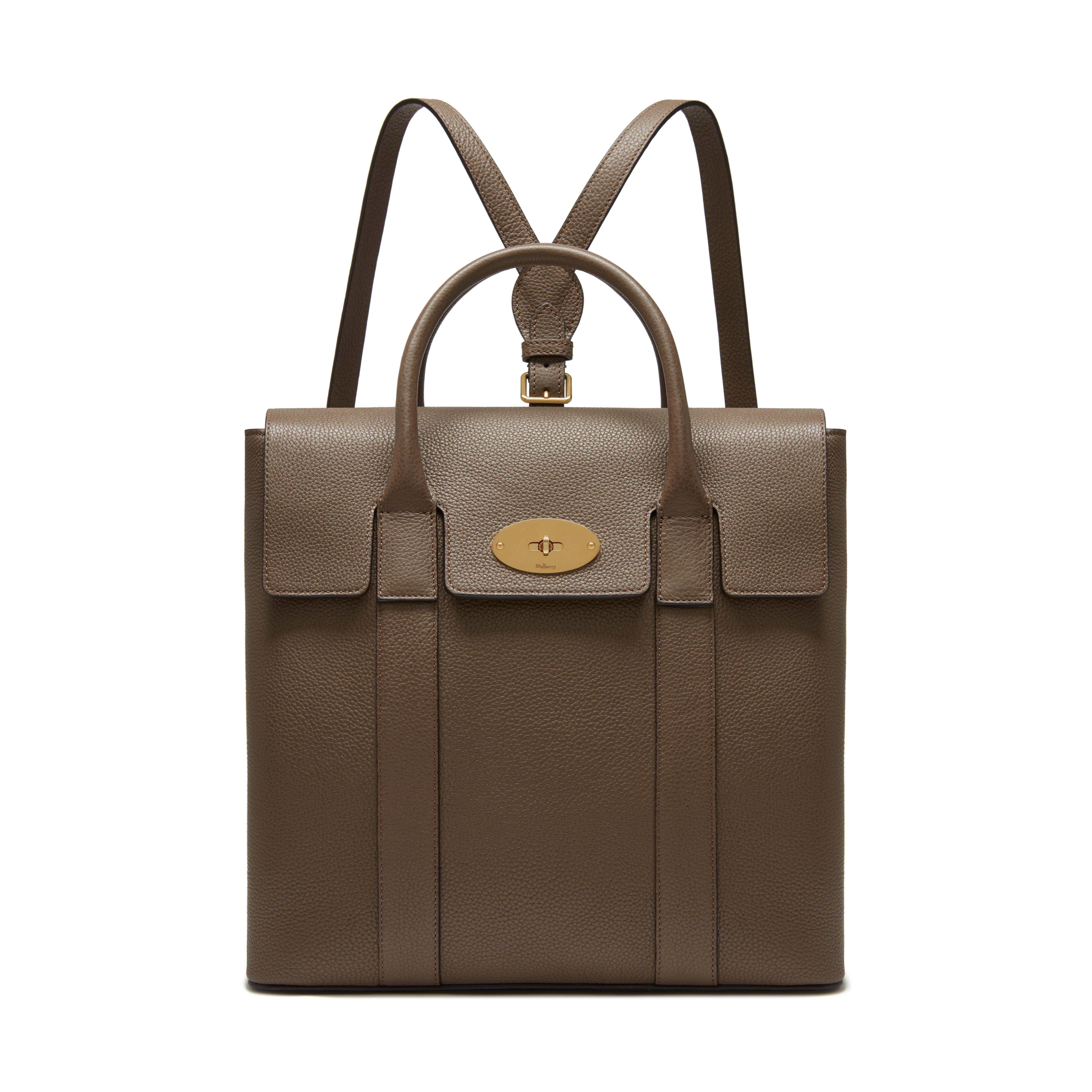 Mulberry Bayswater Backpack In Clay Small Classic Grain Lyst