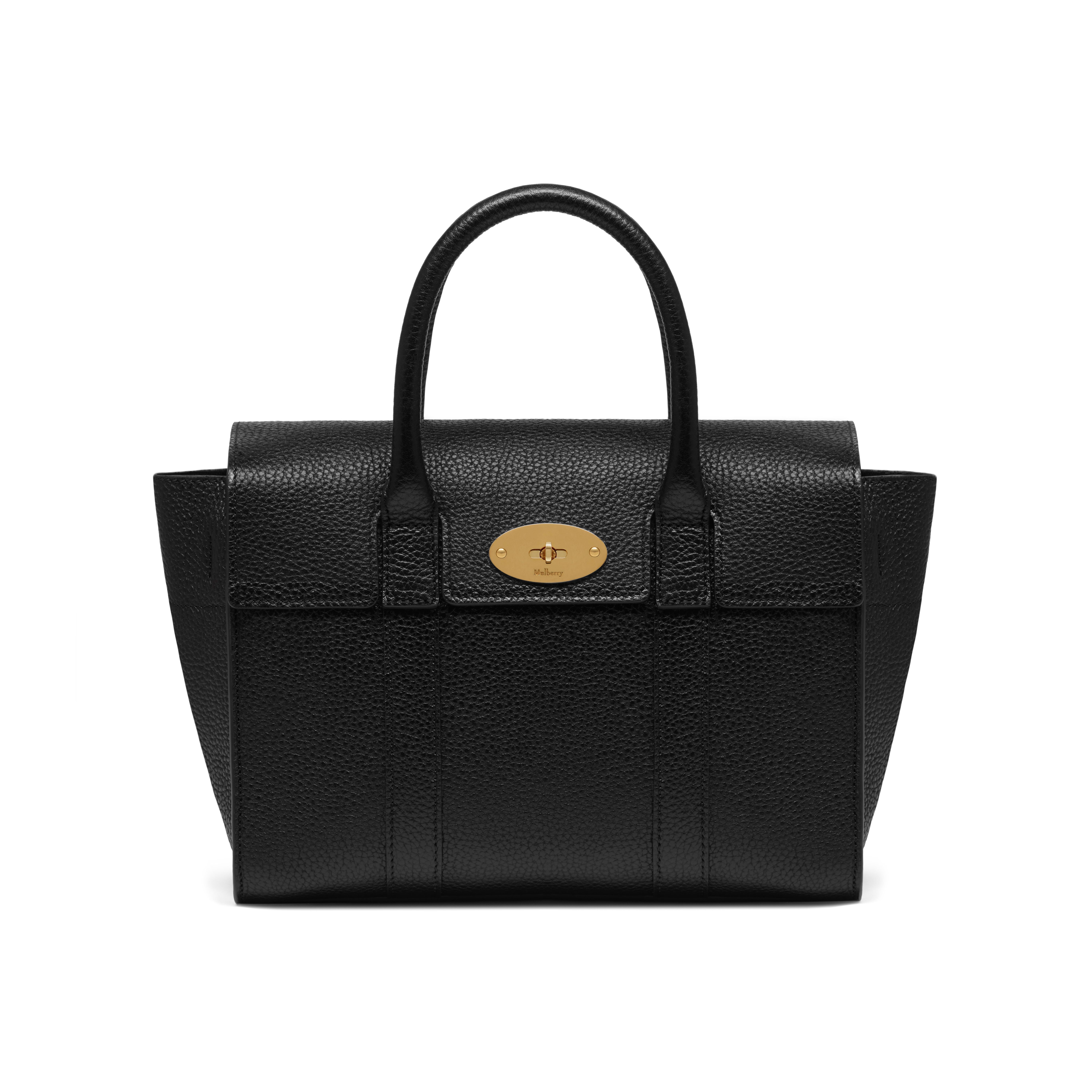 Mulberry Small New Bayswater Leather Bag in Black | Lyst