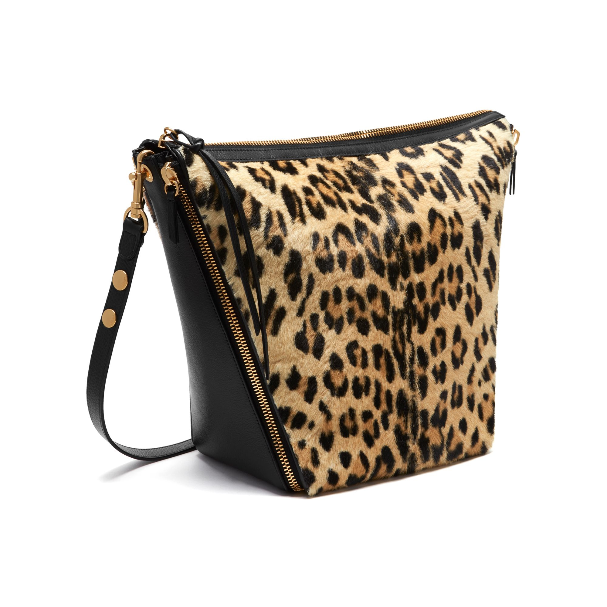 Lyst - Mulberry Camden Leopard-Print Calf Hair And Leather Tote Bag in ...