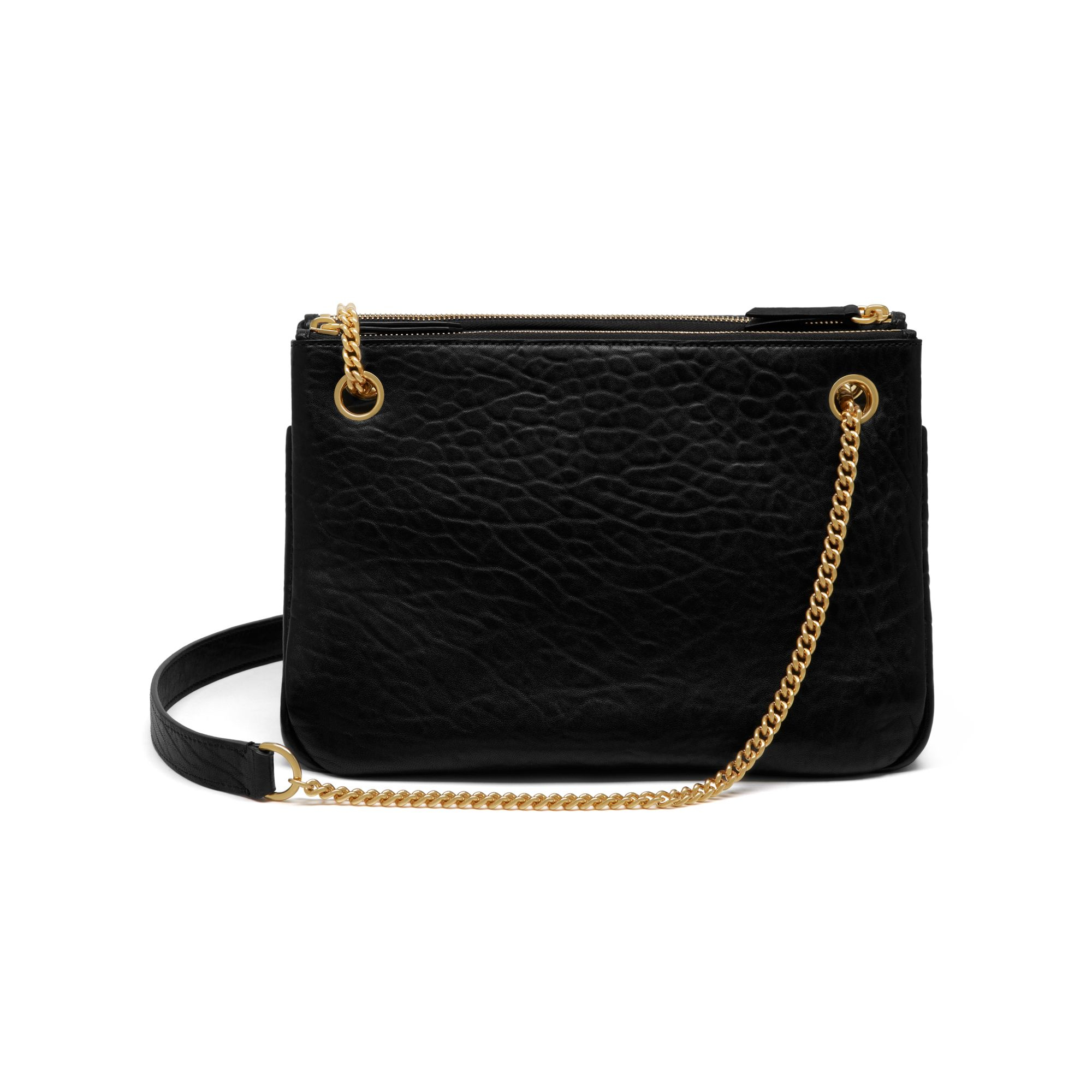 Mulberry Winsley Leather Bag in Black - Lyst