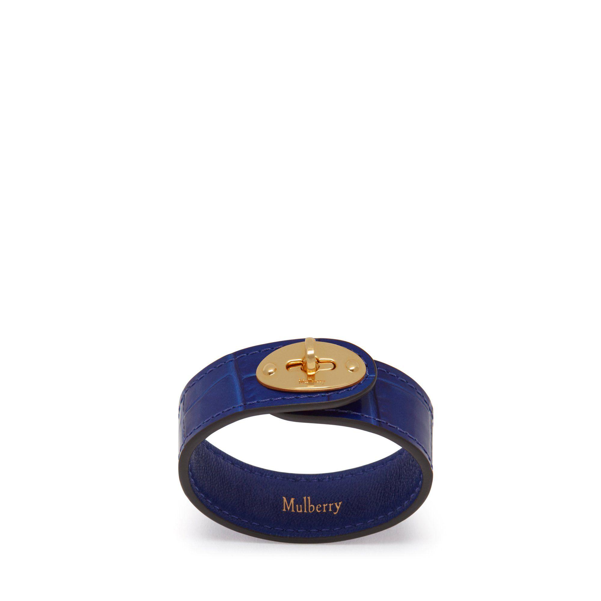 mulberry bayswater leather bracelet