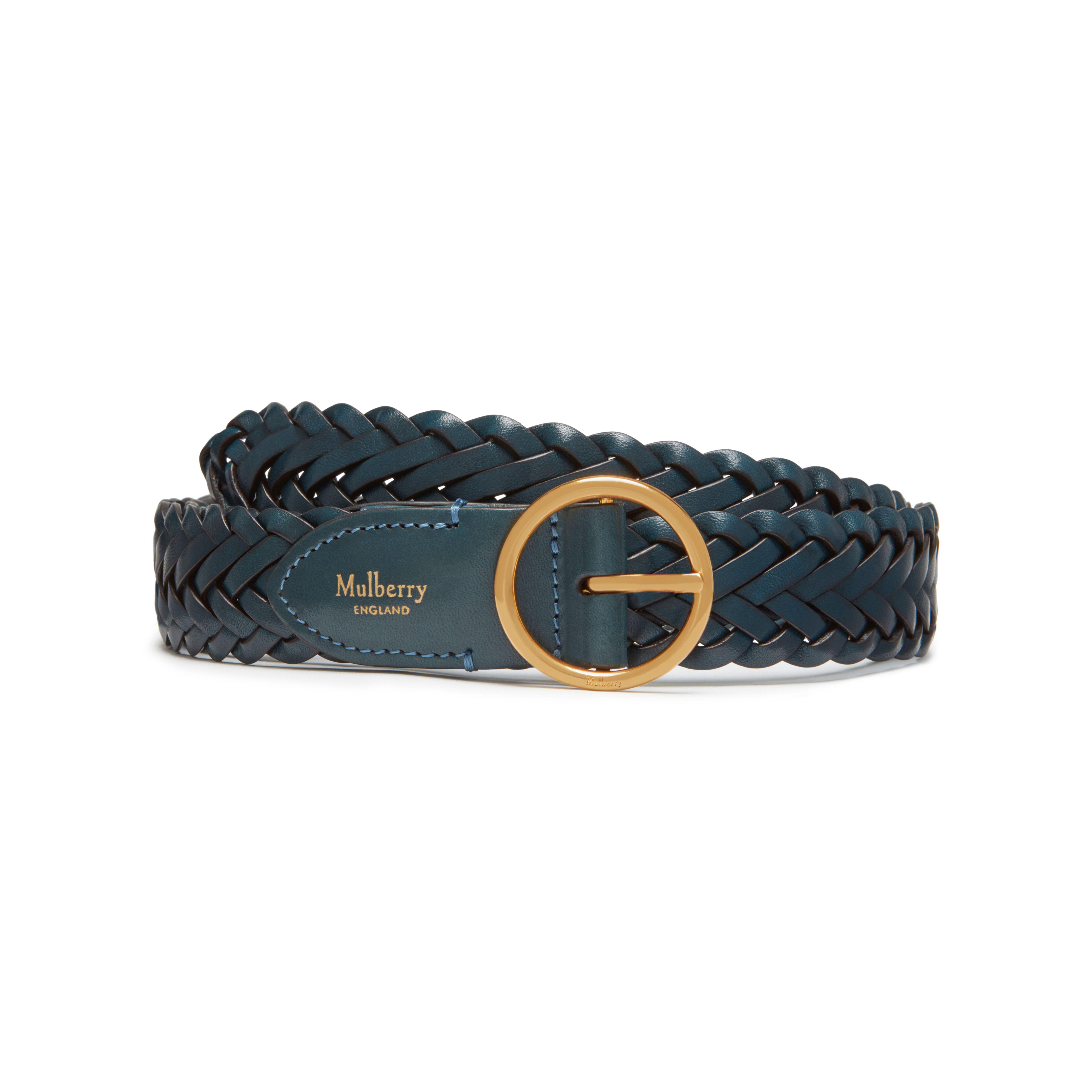 Mulberry Leather Classic Braided Belt 