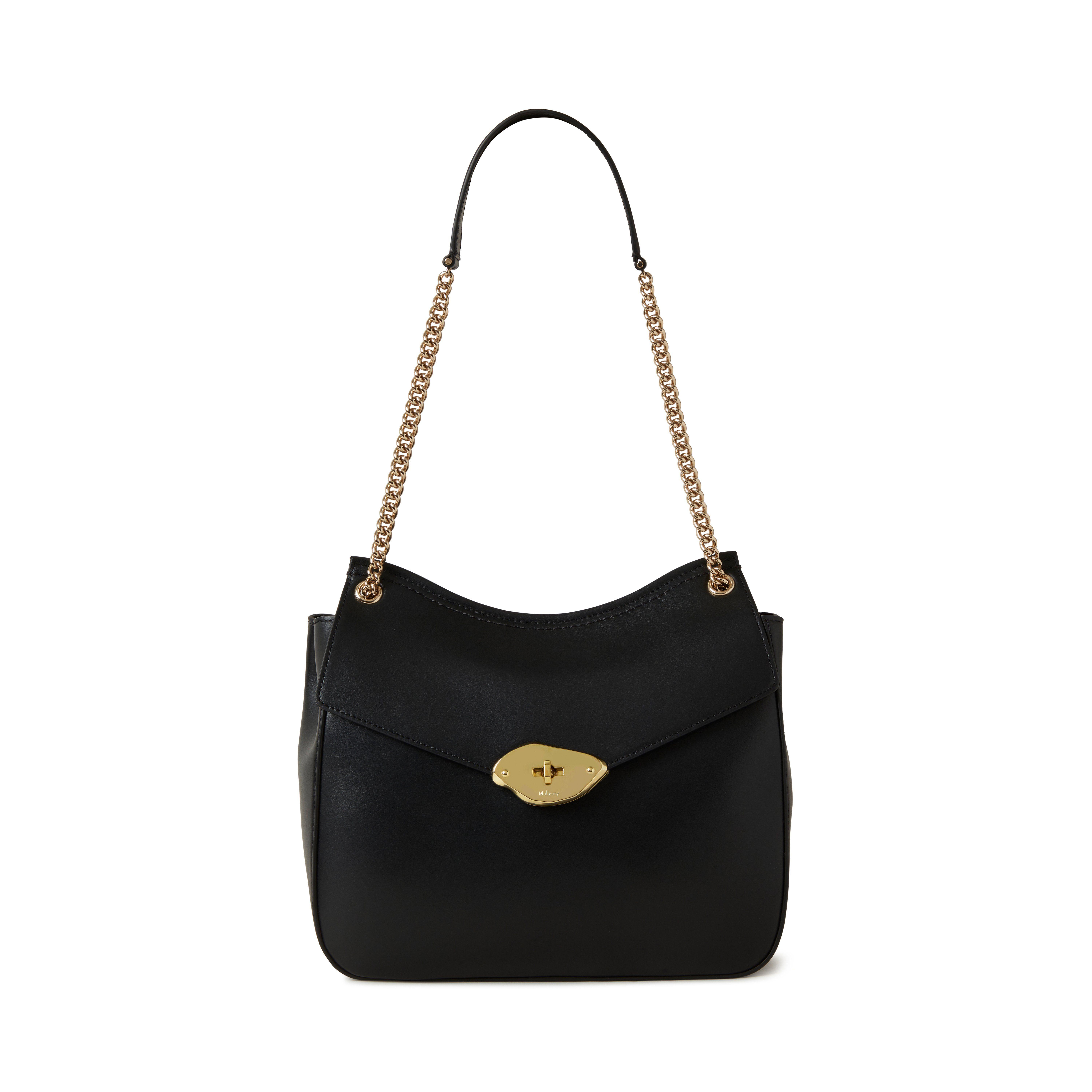 Mulberry Lana Chain Shoulder in Black Lyst