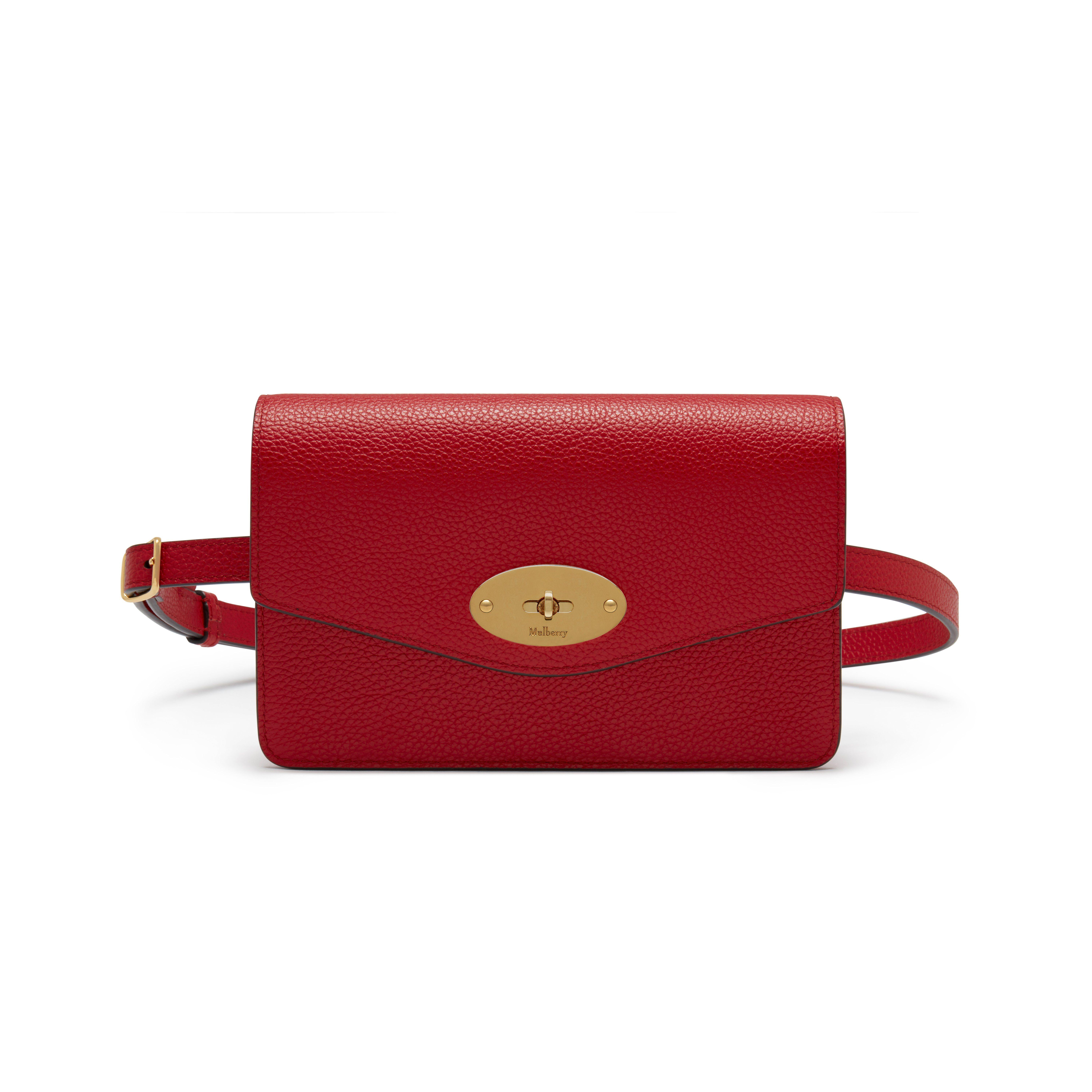 Mulberry Darley Belt Bag In Scarlet Small Classic Grain in Red Lyst UK