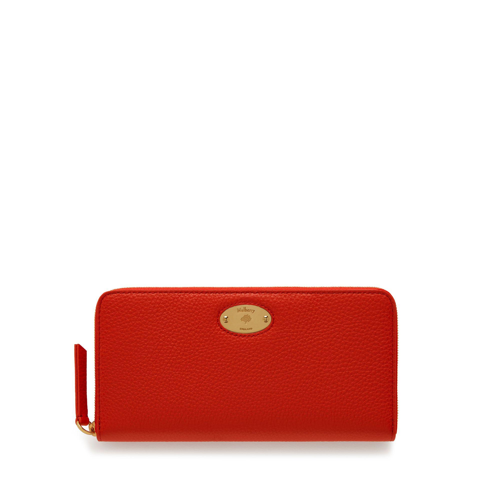 Mulberry plaque 8 credit card zip purse hot sale