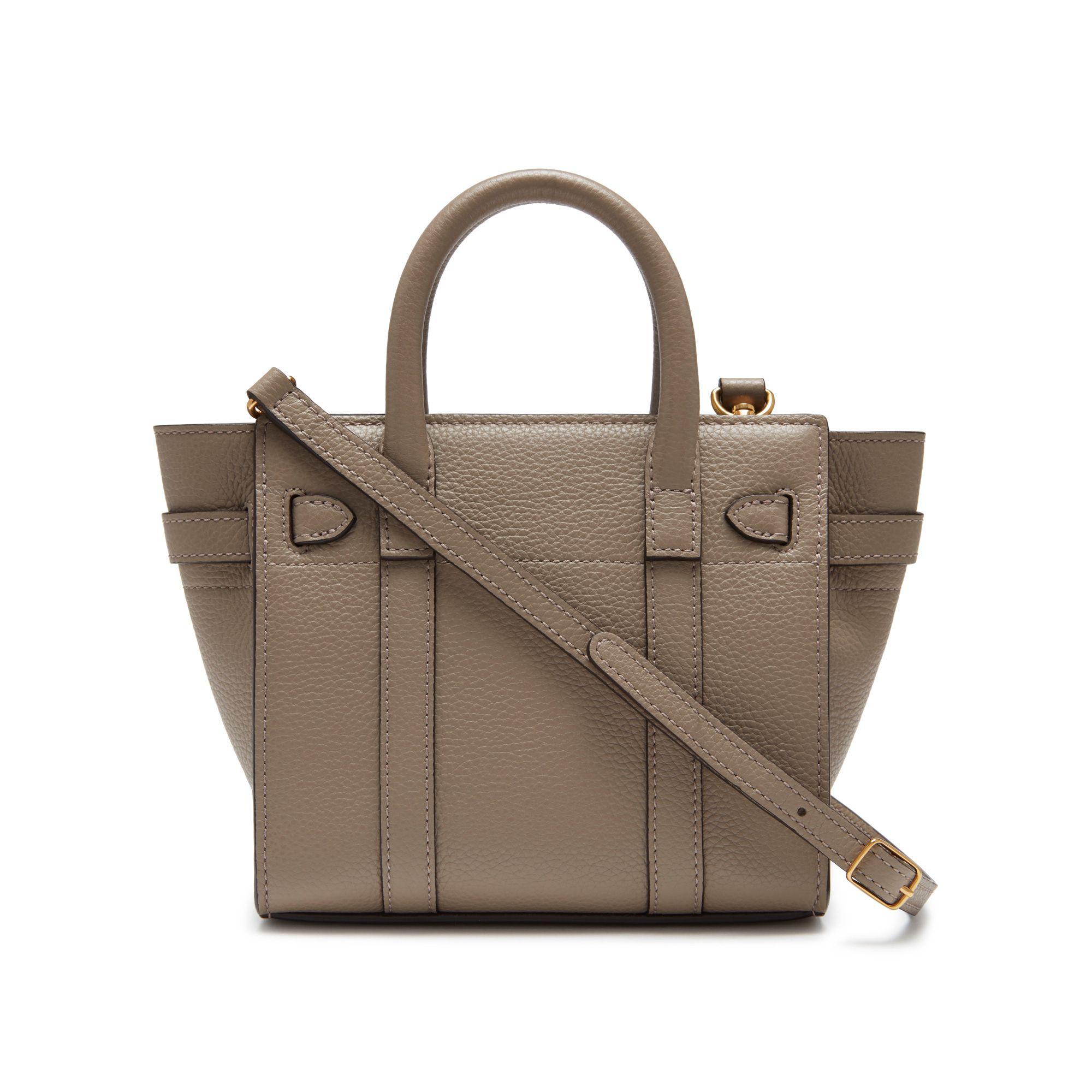 mulberry zipped bag