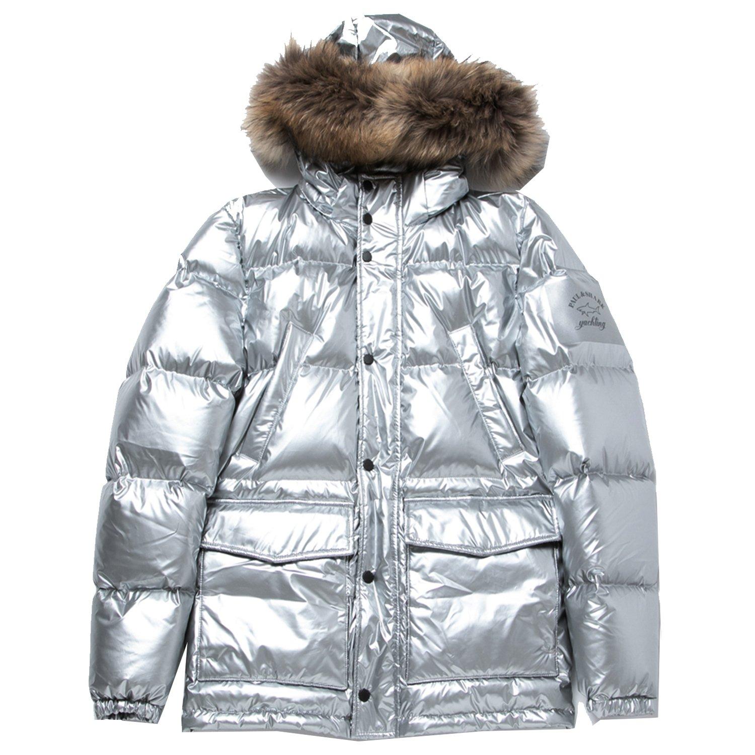 down jacket silver