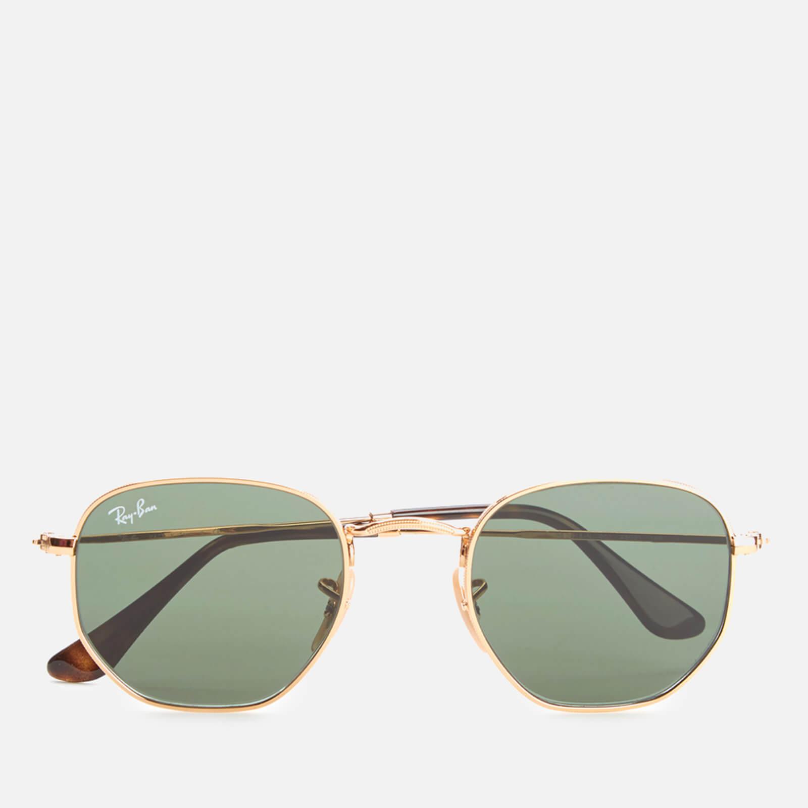 RayBan Hexagonal Metal Frame Sunglasses in Gold (Metallic) Lyst