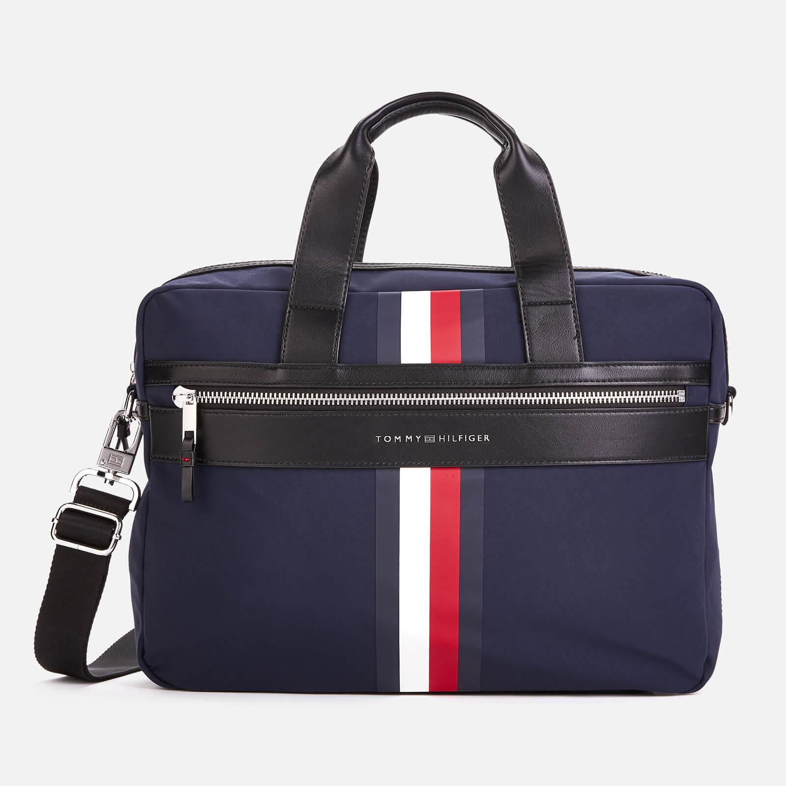 Tommy Hilfiger Synthetic Elevated Signature Tape Laptop Bag in Blue for Men  | Lyst