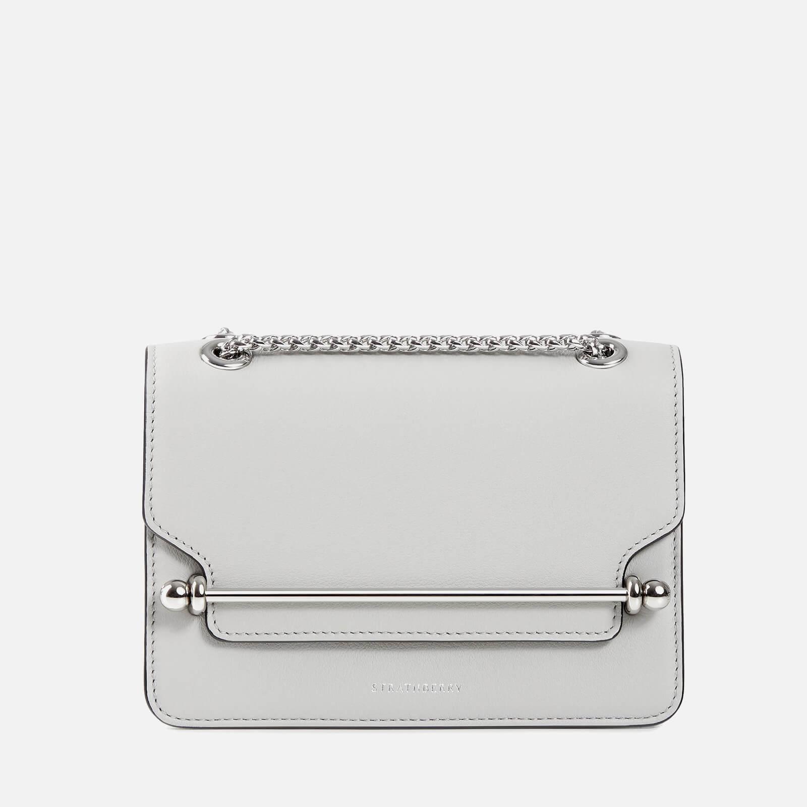 Strathberry Suede East/west Mini Bag in Grey (Gray) | Lyst