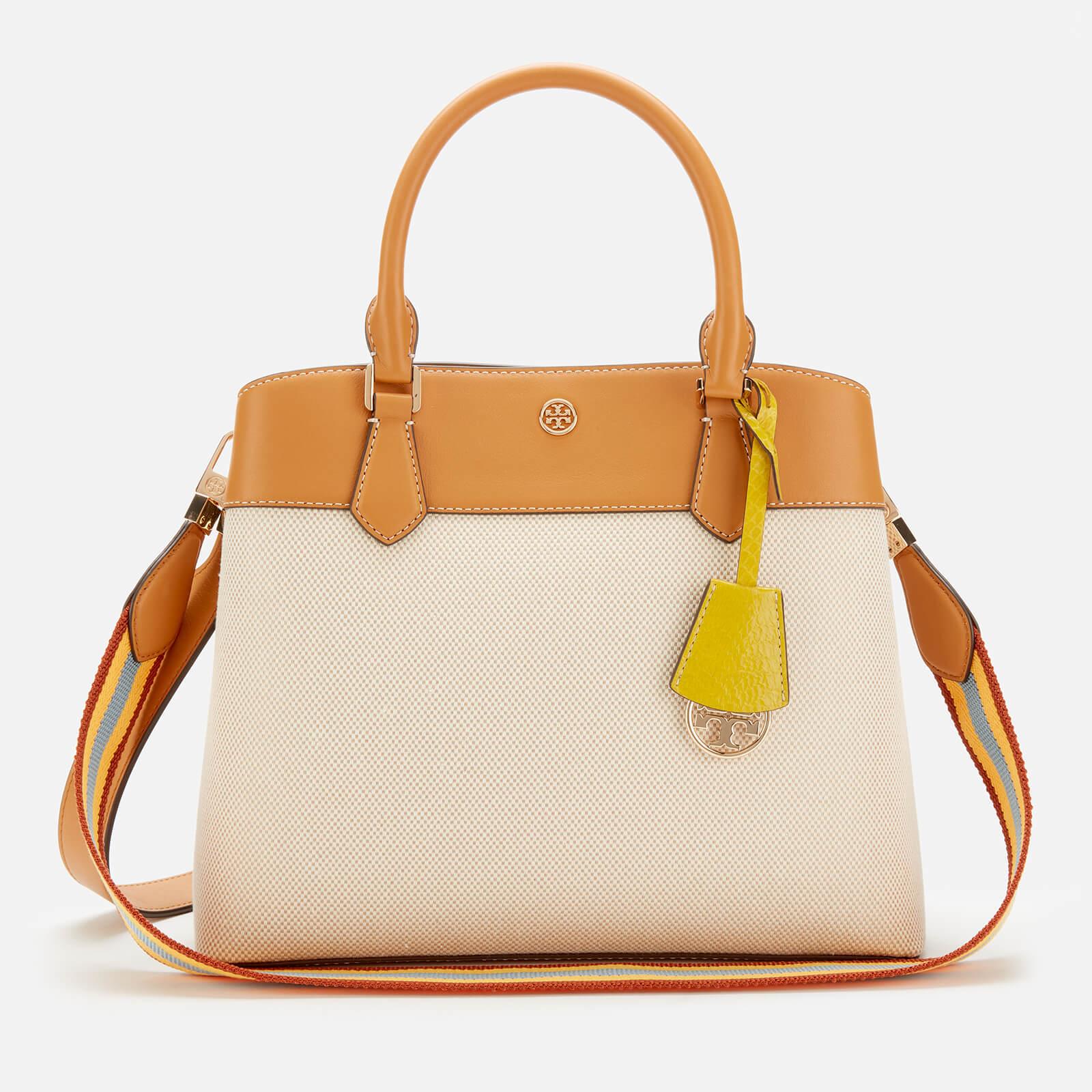Tory Burch Robinson Canvas Tote Bag Lyst