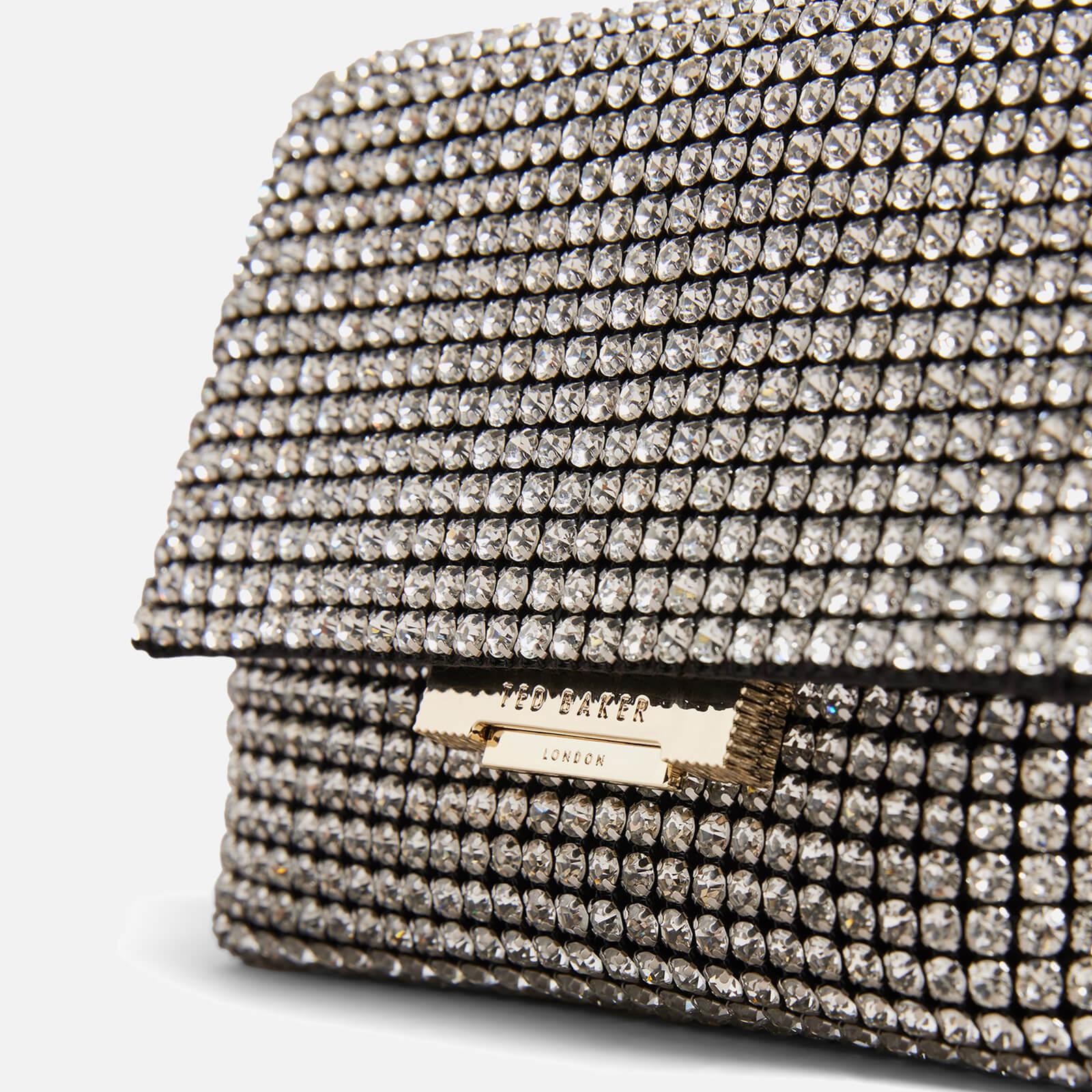 Ted baker silver clutch bag shop