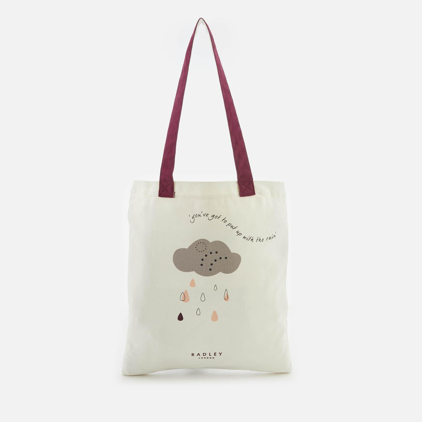 radley canvas shopping bag