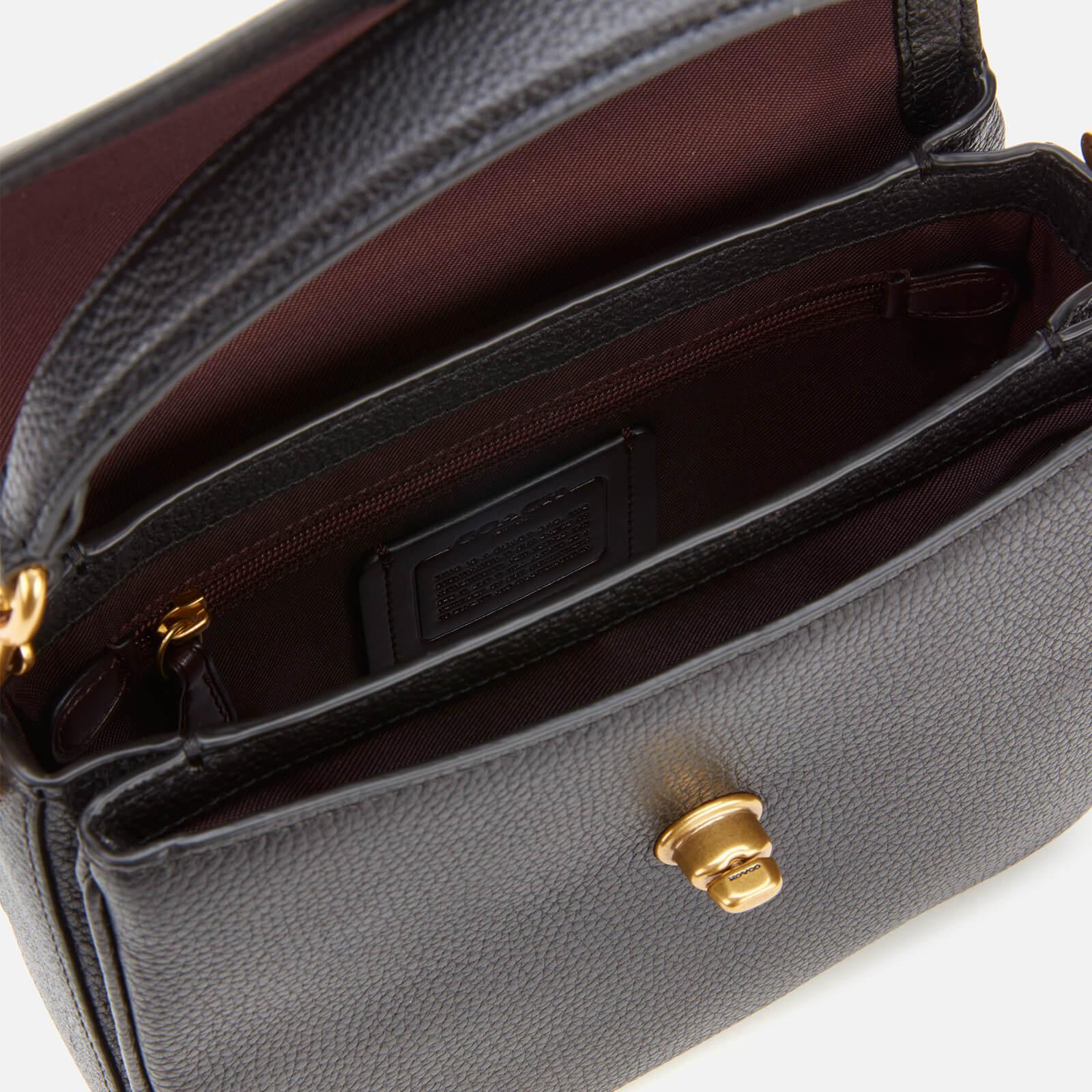 COACH Leather Cassie Cross Body Bag 19 in Black Lyst