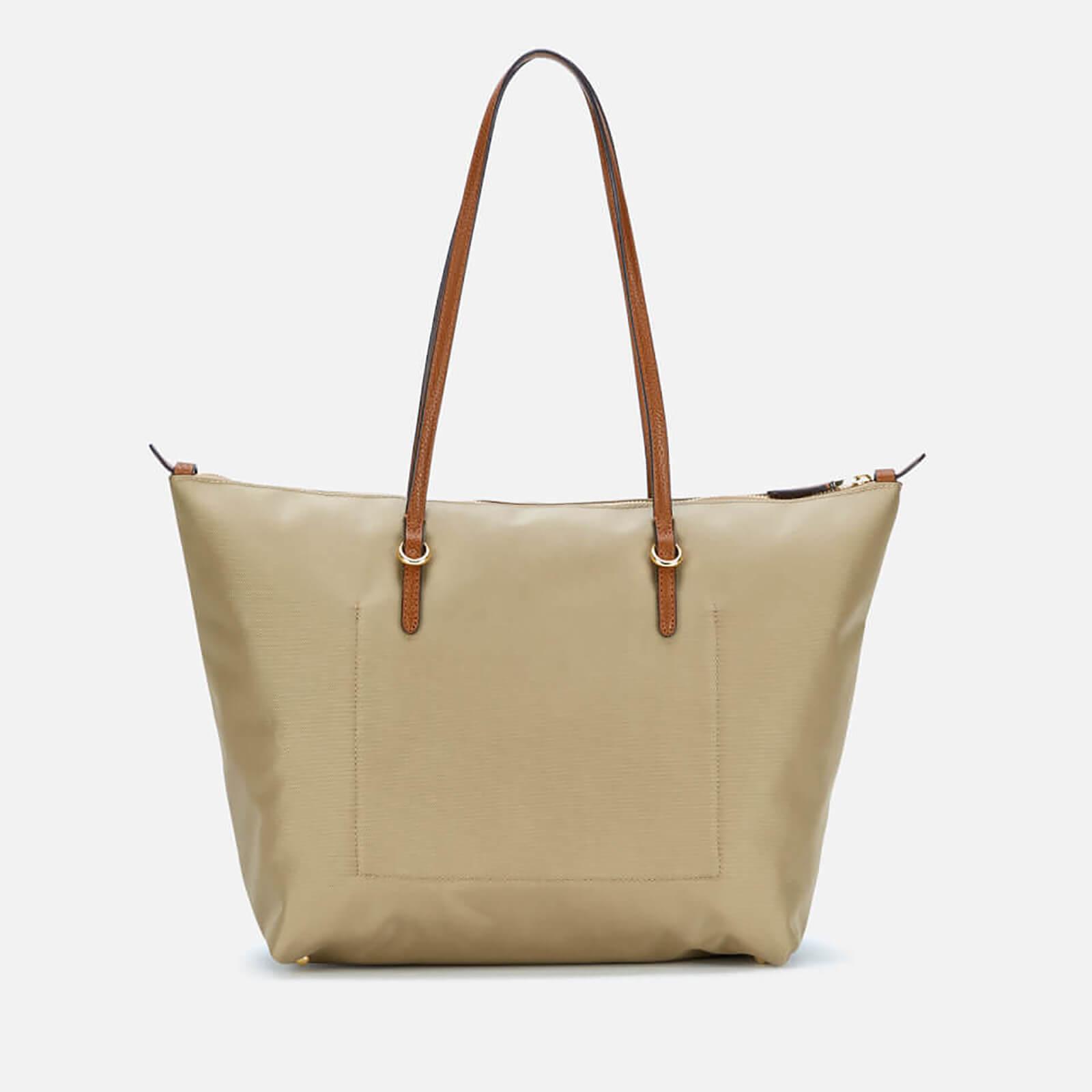 Lauren by Ralph Lauren Keaton Medium 31 Tote Bag in Natural | Lyst