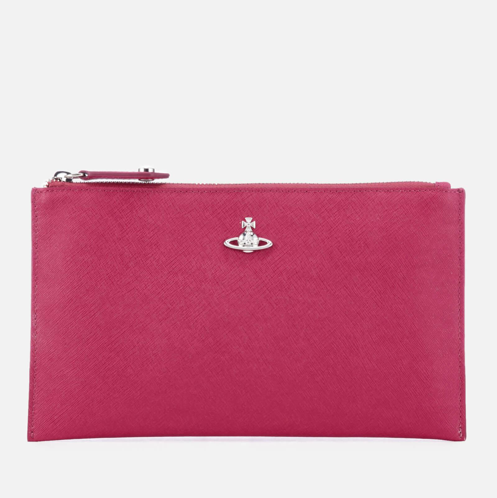 Vivienne Westwood Leather Victoria Purse With Zip in Pink - Lyst