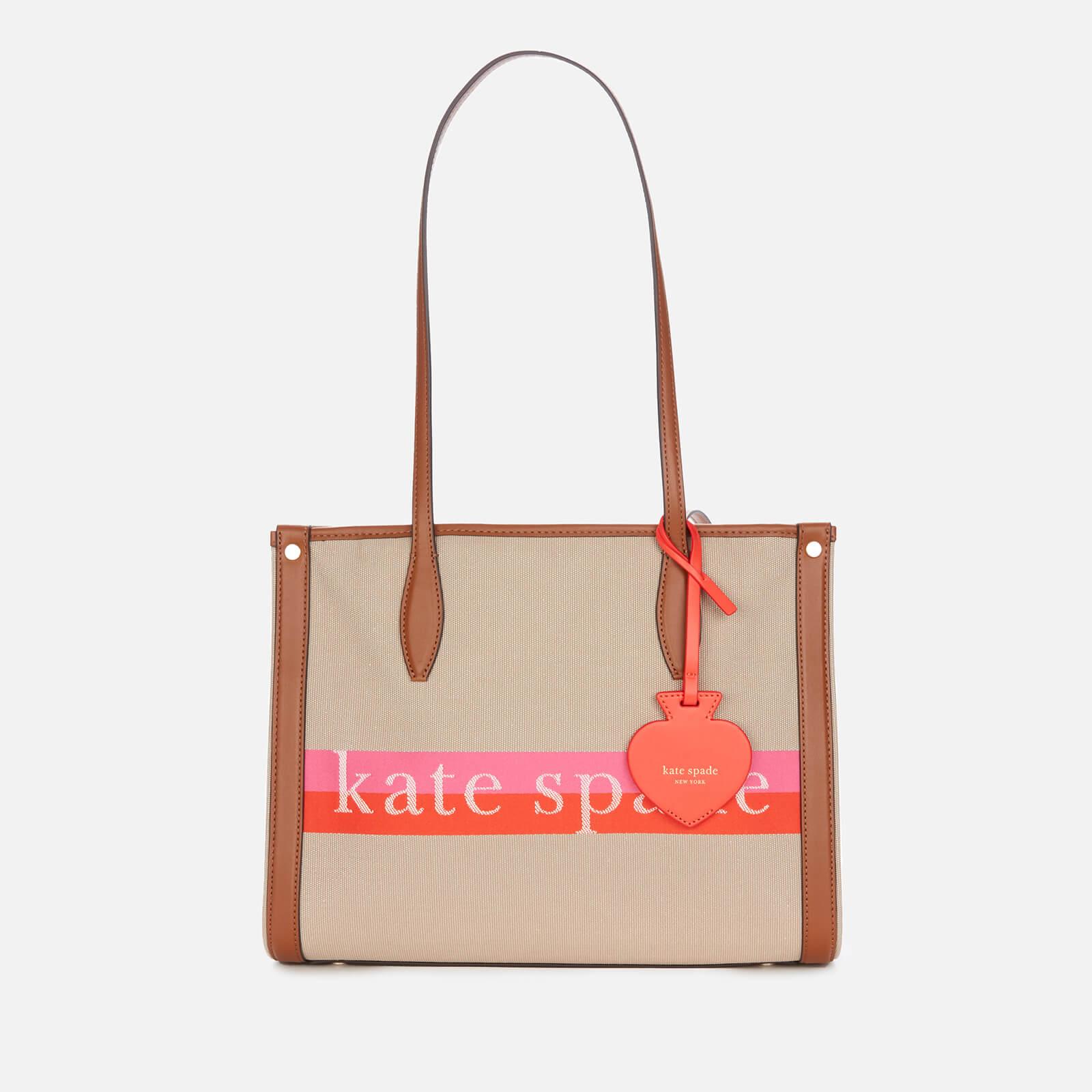 Kate Spade Market Logo Medium Tote Bag in Natural | Lyst