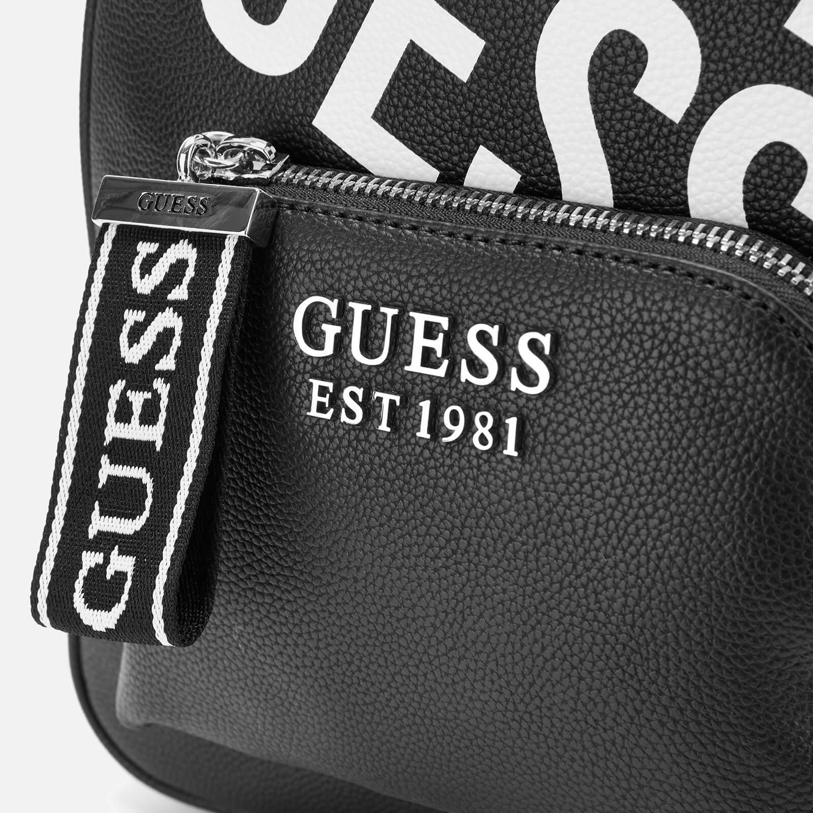 Guess Haidee Large Logo Backpack in Black Lyst Australia