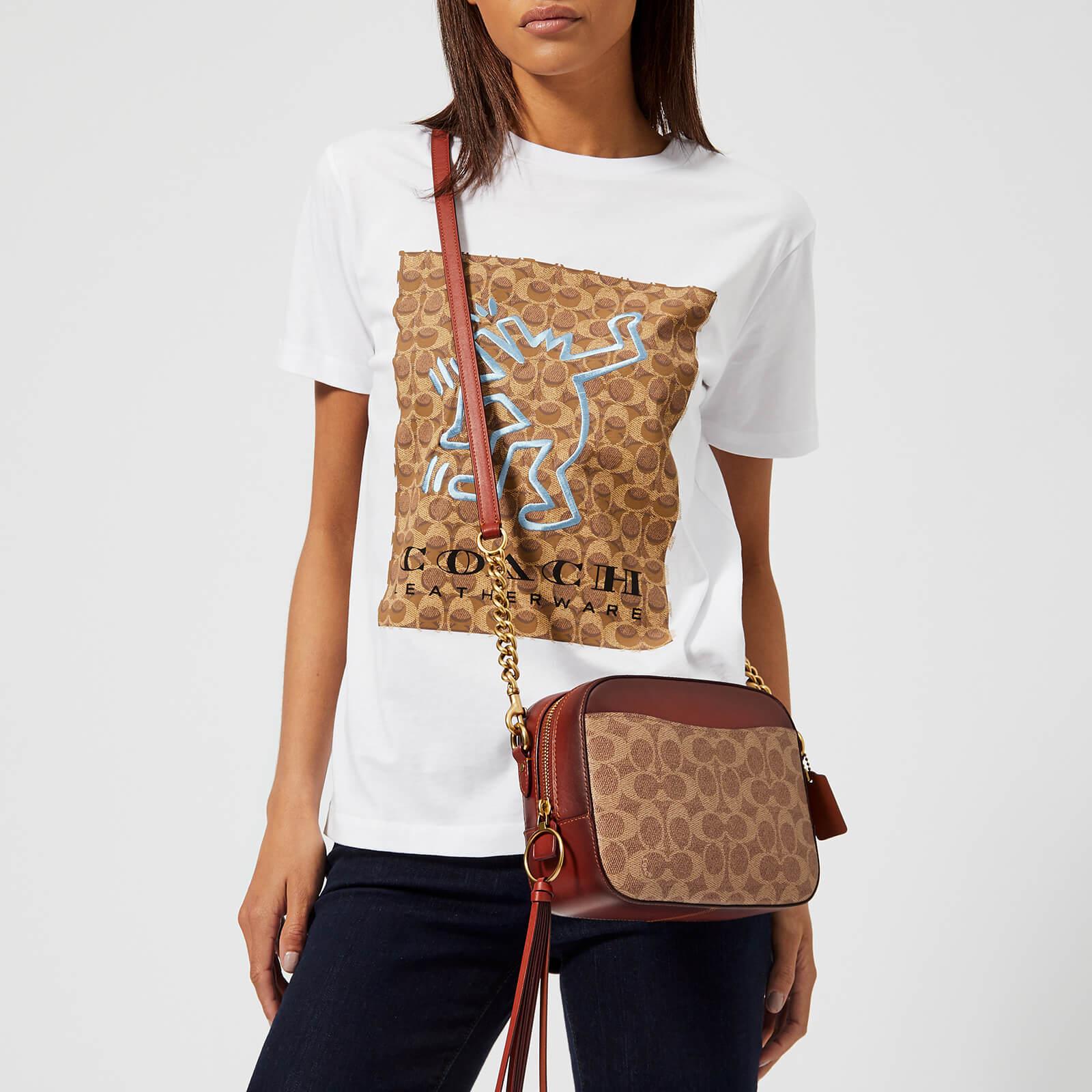 COACH Canvas Camera Bag in Brown Lyst