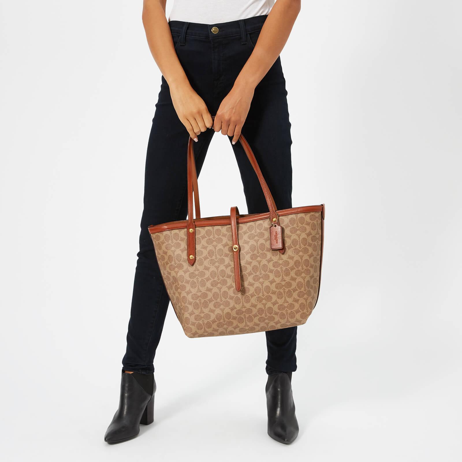 market tote in signature canvas